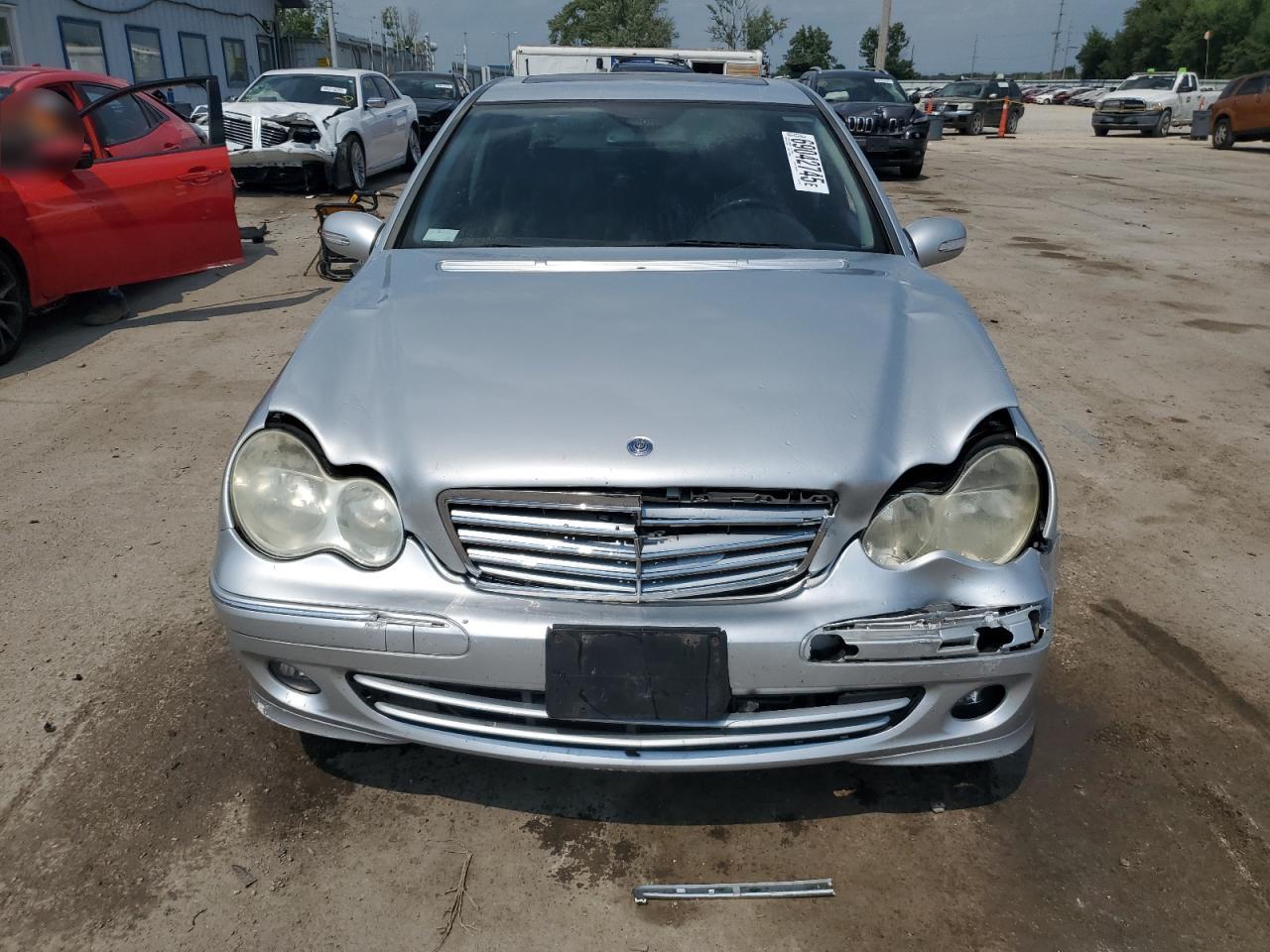 2006 Mercedes-benz C 350 4matic Silver vin: WDBRF87H56F757786