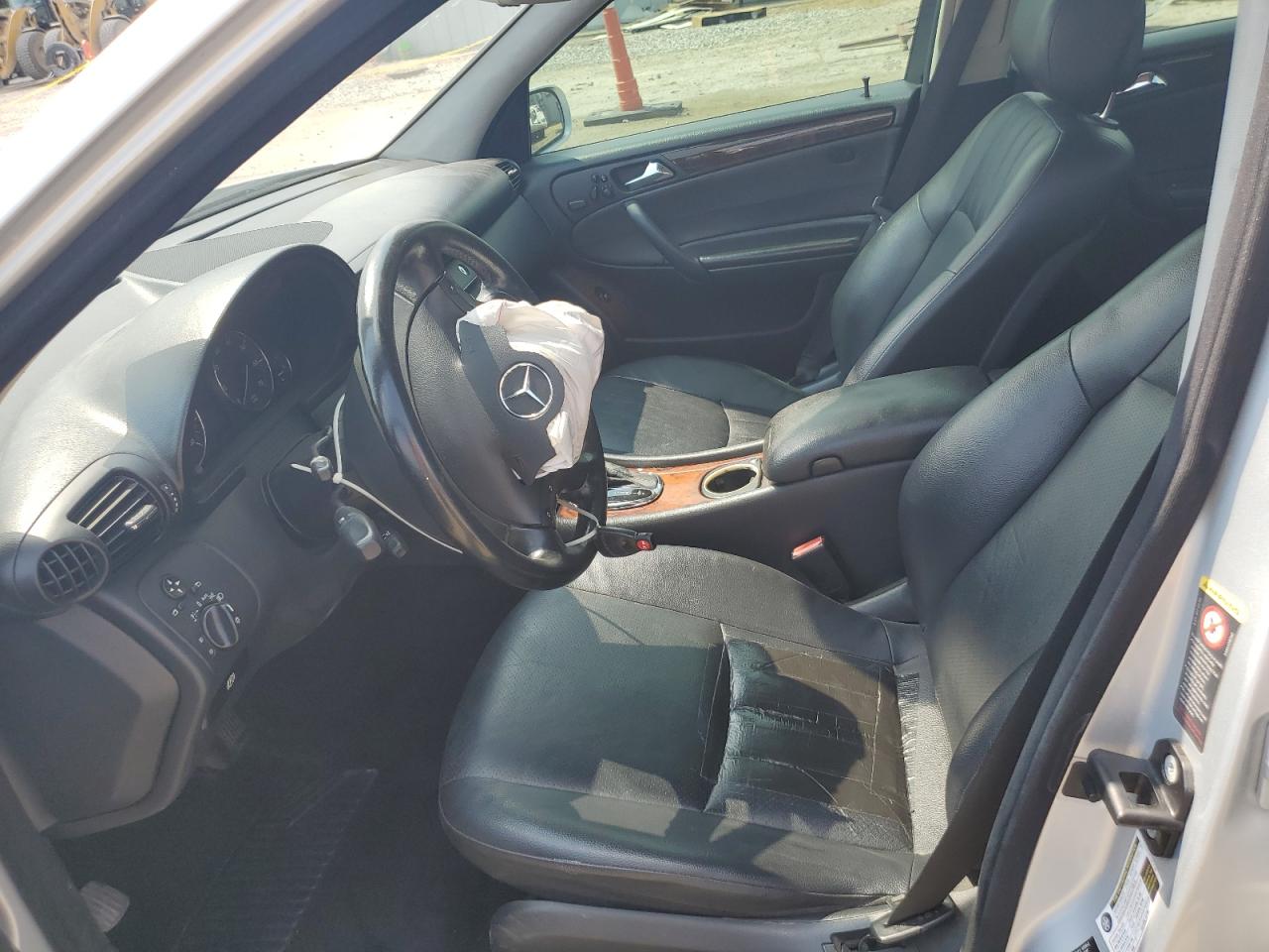 2006 Mercedes-benz C 350 4matic Silver vin: WDBRF87H56F757786