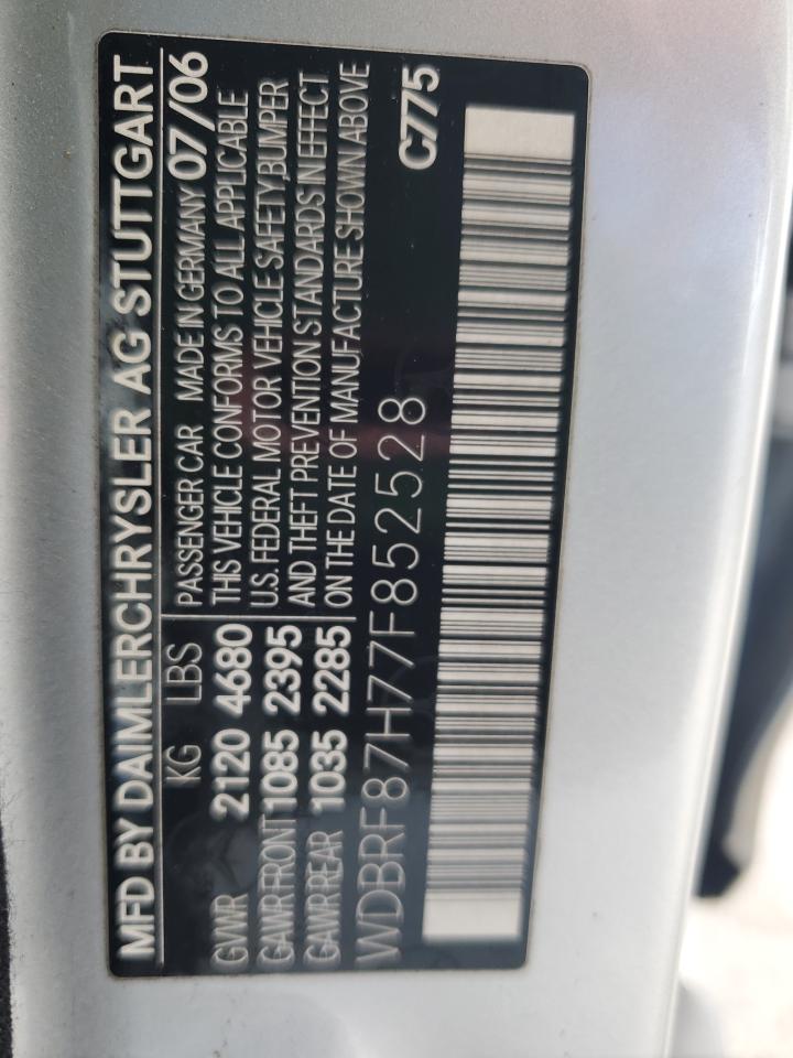 2007 Mercedes-benz C 350 4matic Серебряный vin: WDBRF87H77F852528