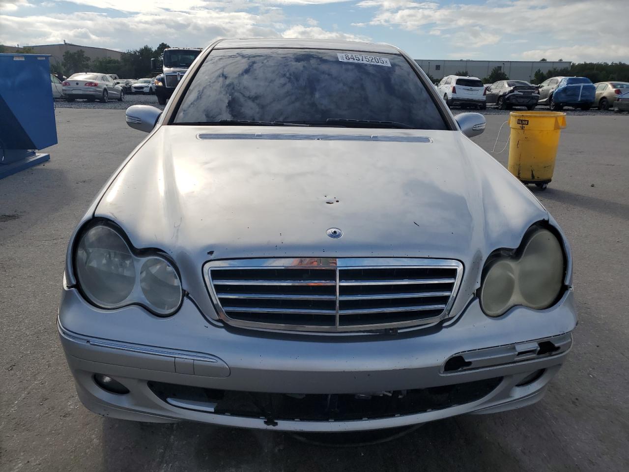 2007 Mercedes-benz C 350 4matic Серебряный vin: WDBRF87H77F852528