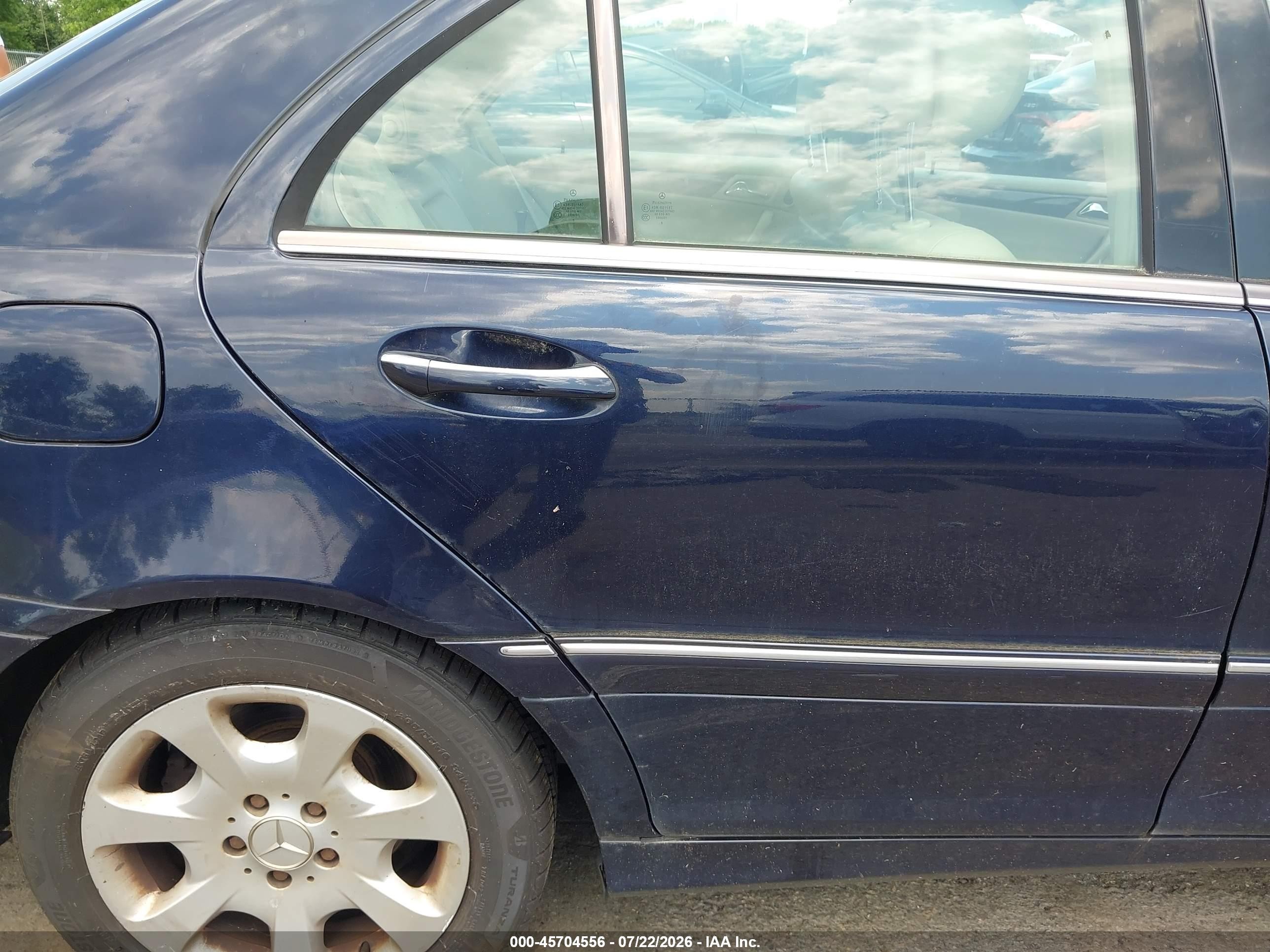 2006 Mercedes-benz C 350 Luxury 4matic Blue vin: WDBRF87H96F760691