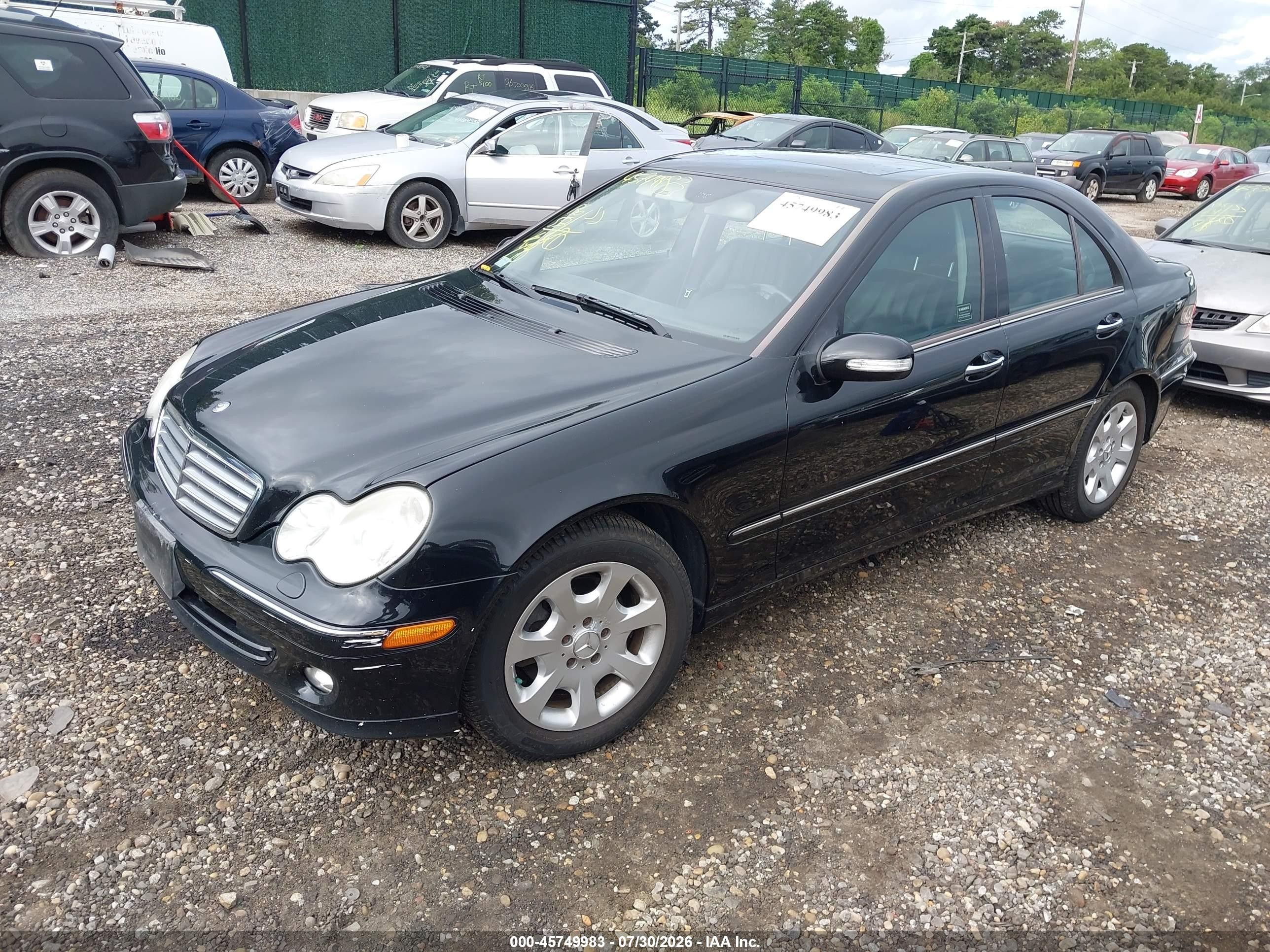 2006 Mercedes-benz C 350 Luxury 4matic Black vin: WDBRF87HX6F757041