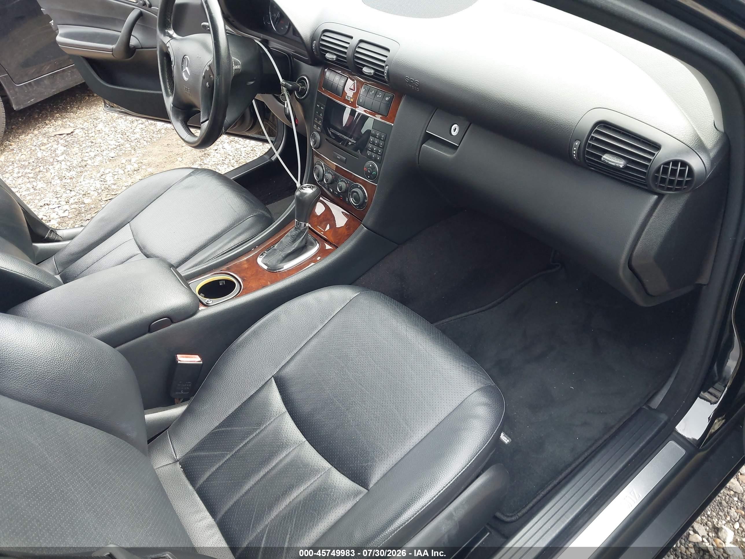 2006 Mercedes-benz C 350 Luxury 4matic Black vin: WDBRF87HX6F757041