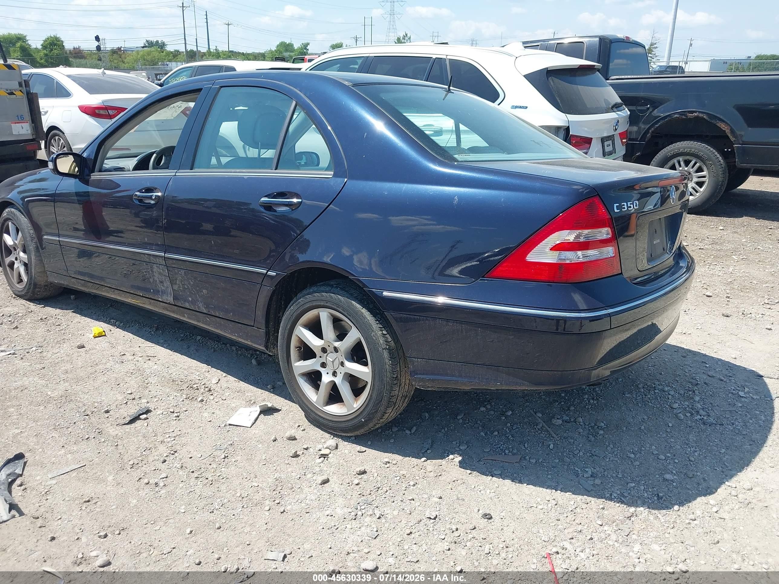 2006 Mercedes-benz C 350 Luxury 4matic Blue vin: WDBRF87J16F765368