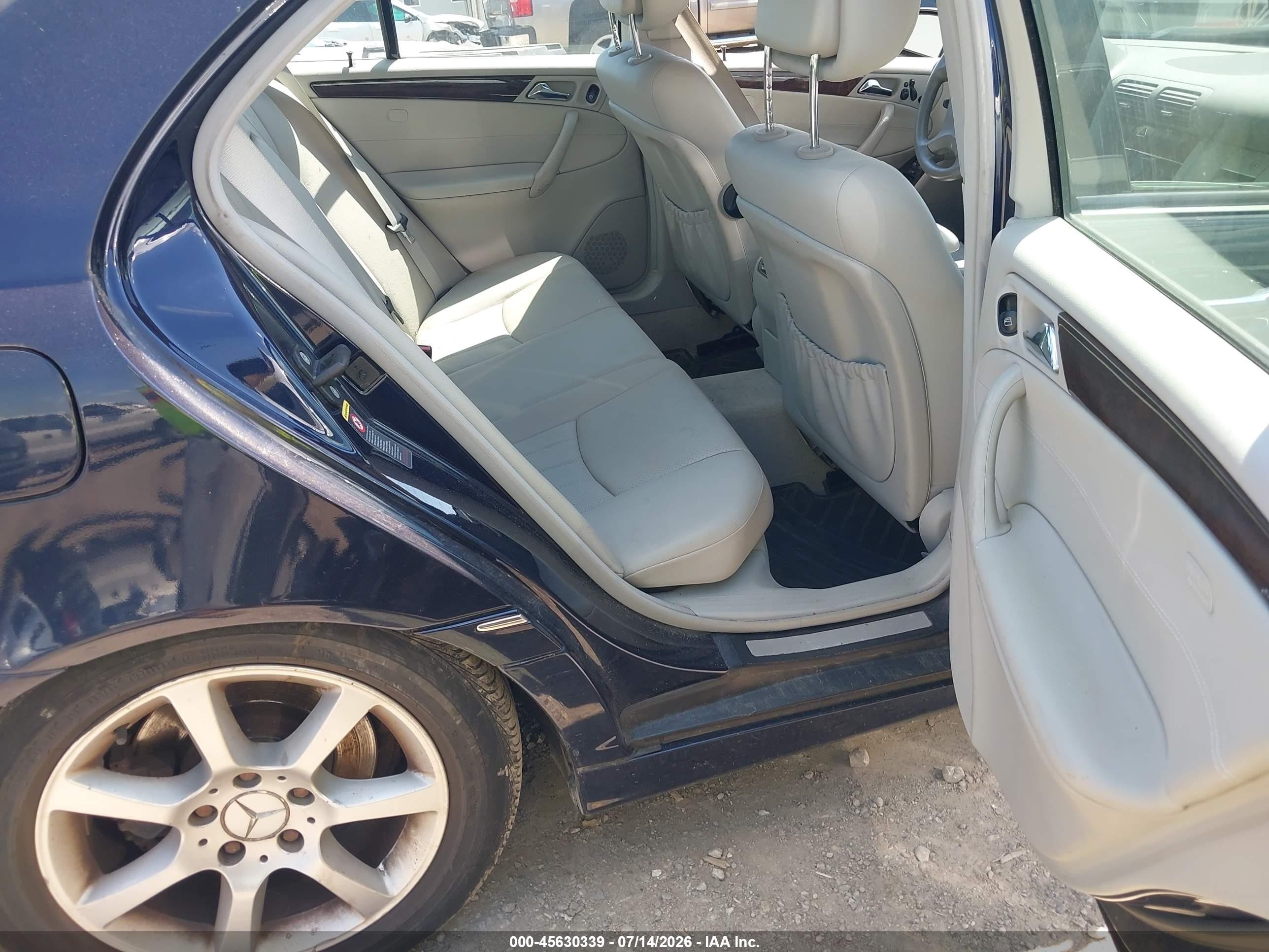 2006 Mercedes-benz C 350 Luxury 4matic Blue vin: WDBRF87J16F765368