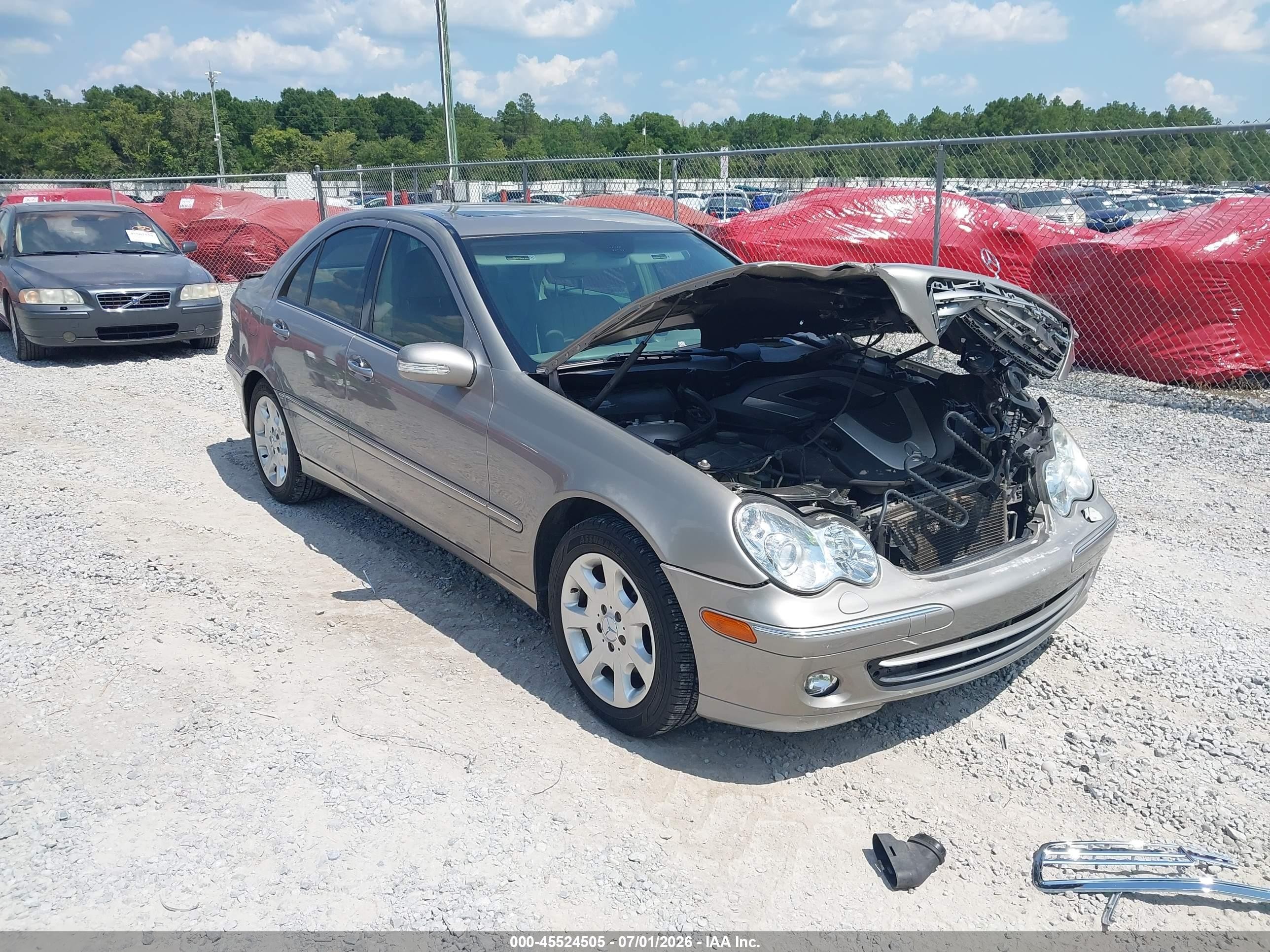 2006 Mercedes-benz C 350 Luxury 4matic Gray vin: WDBRF87J16F785605