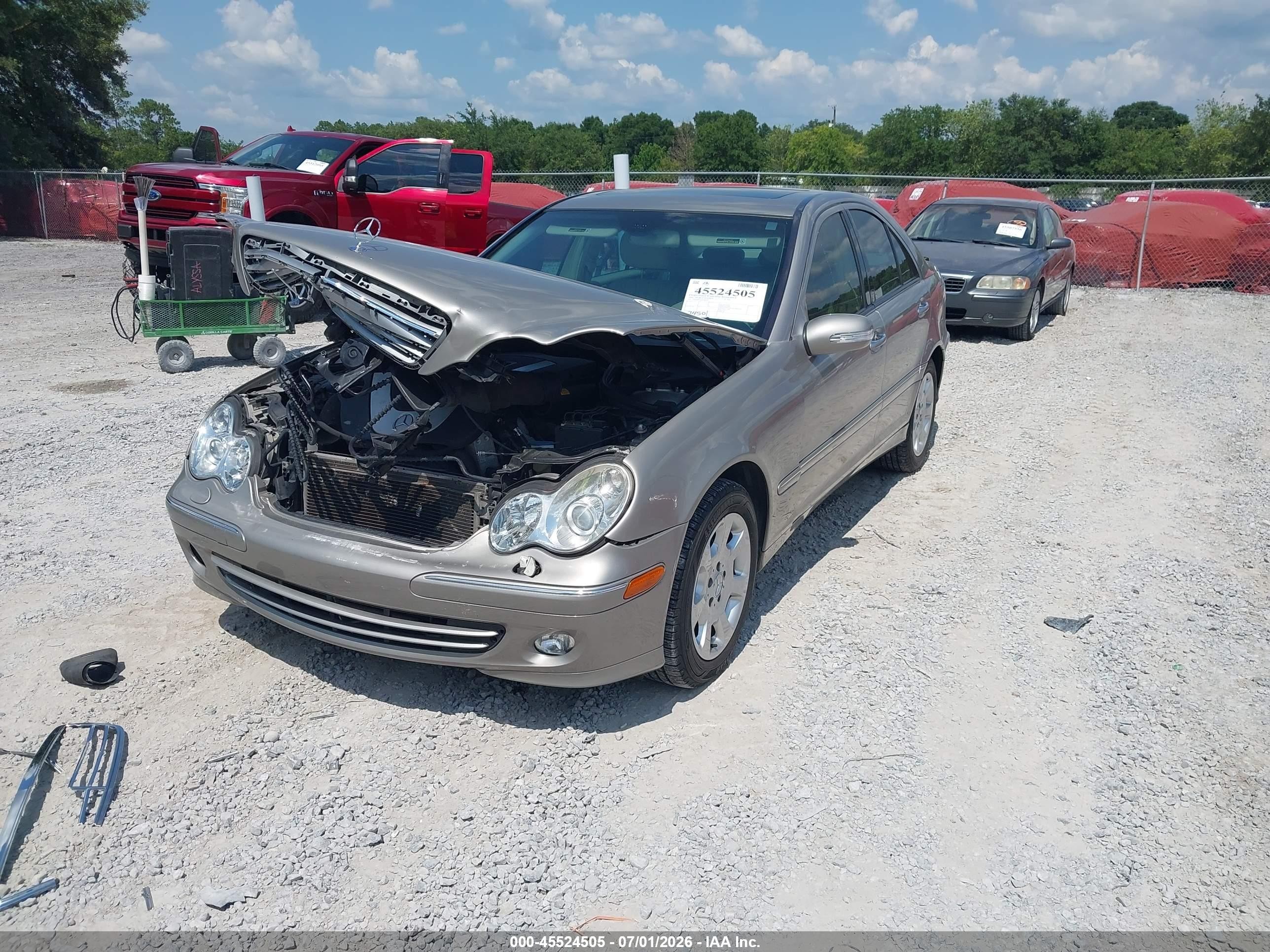 2006 Mercedes-benz C 350 Luxury 4matic Gray vin: WDBRF87J16F785605