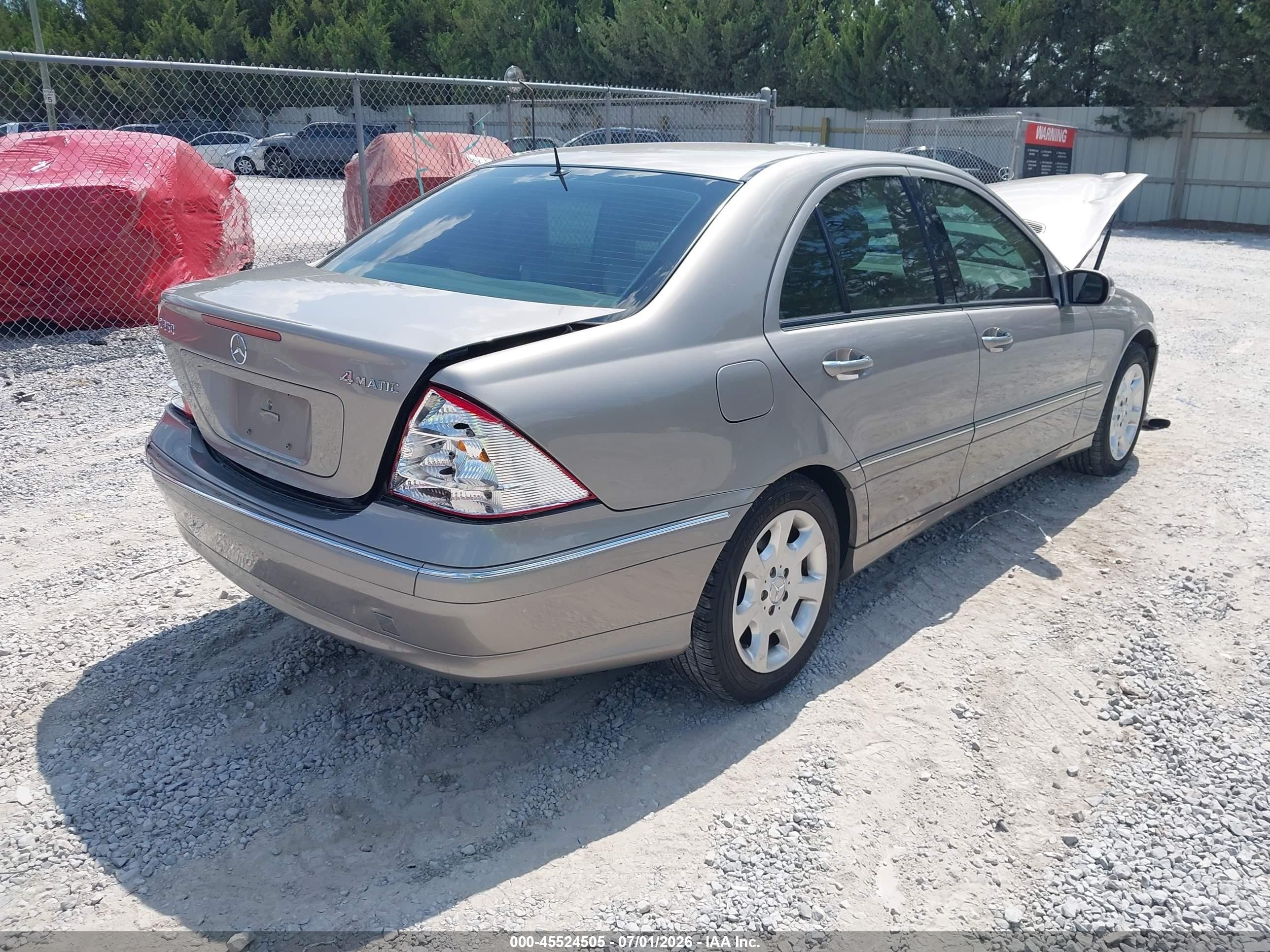 2006 Mercedes-benz C 350 Luxury 4matic Gray vin: WDBRF87J16F785605