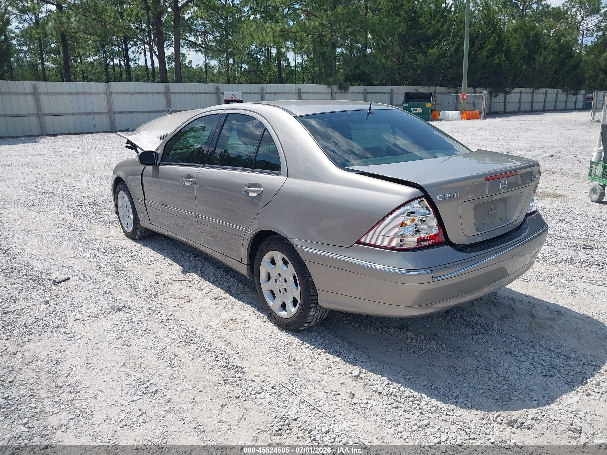 2006 Mercedes-benz C 350 Luxury 4matic Gray vin: WDBRF87J16F785605
