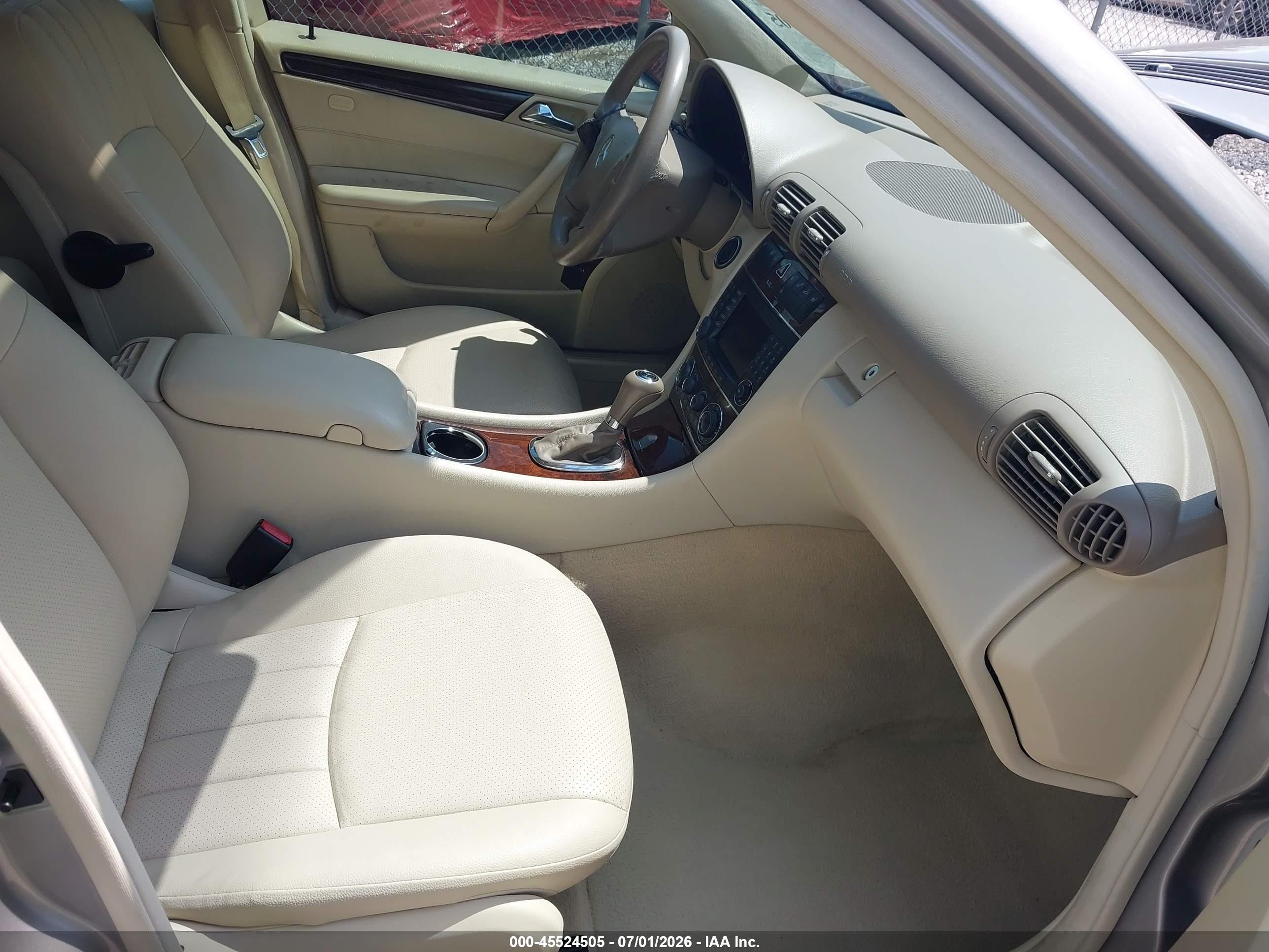 2006 Mercedes-benz C 350 Luxury 4matic Gray vin: WDBRF87J16F785605