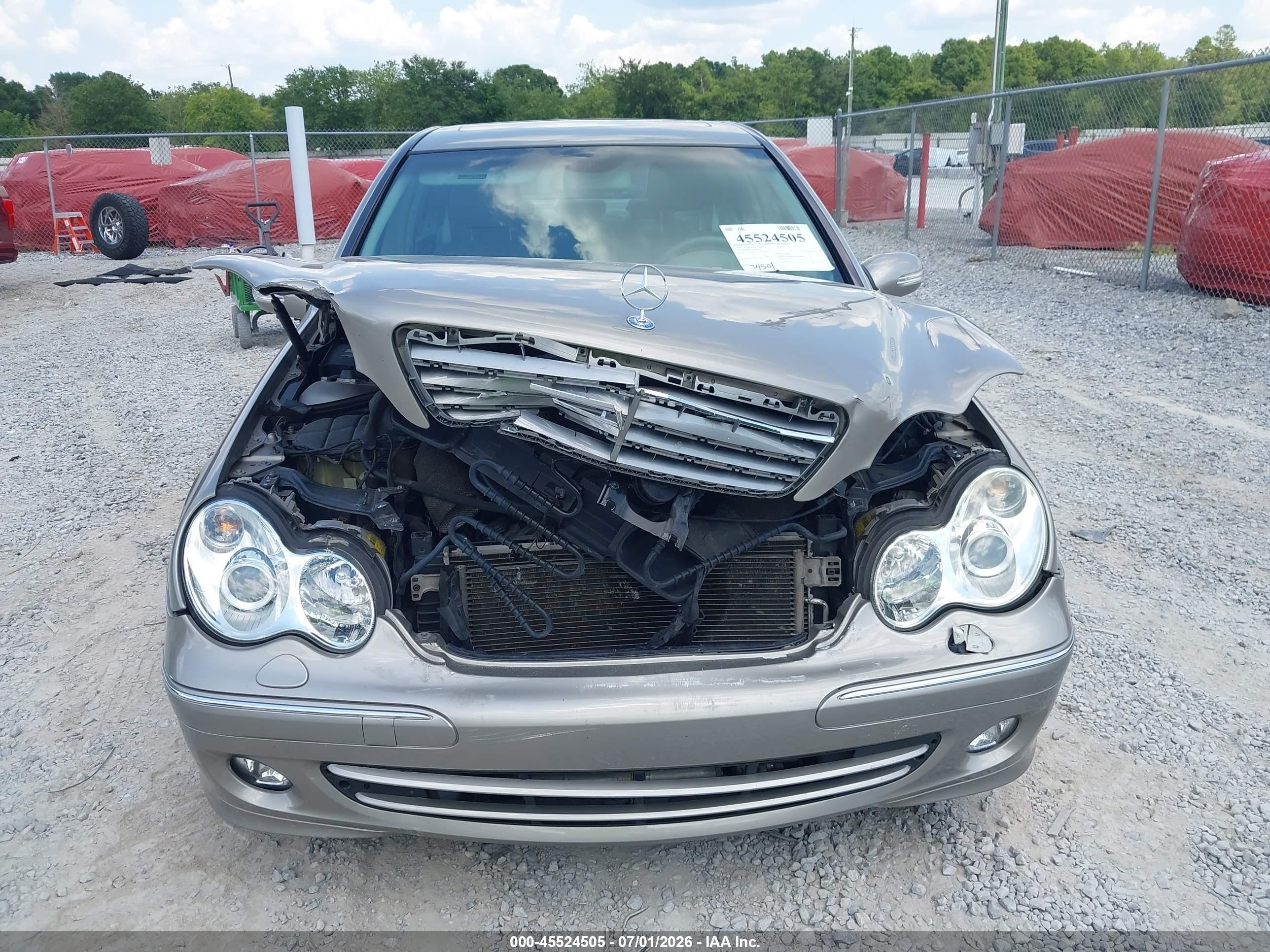 2006 Mercedes-benz C 350 Luxury 4matic Gray vin: WDBRF87J16F785605