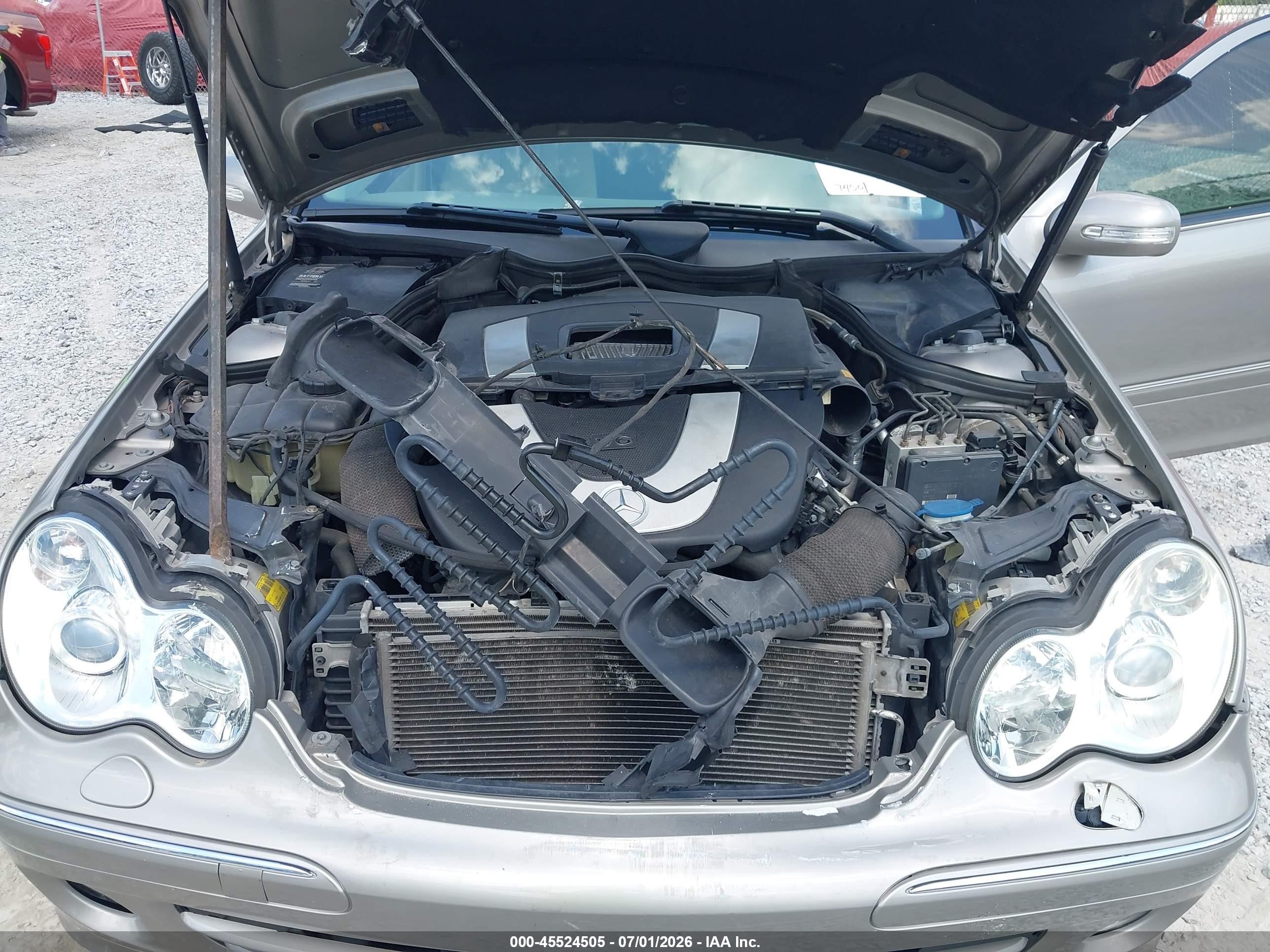 2006 Mercedes-benz C 350 Luxury 4matic Gray vin: WDBRF87J16F785605
