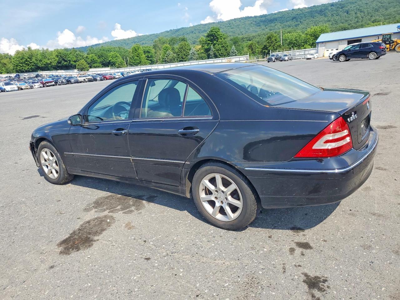 2007 Mercedes-benz C 280 4matic Black vin: WDBRF92H07F864940