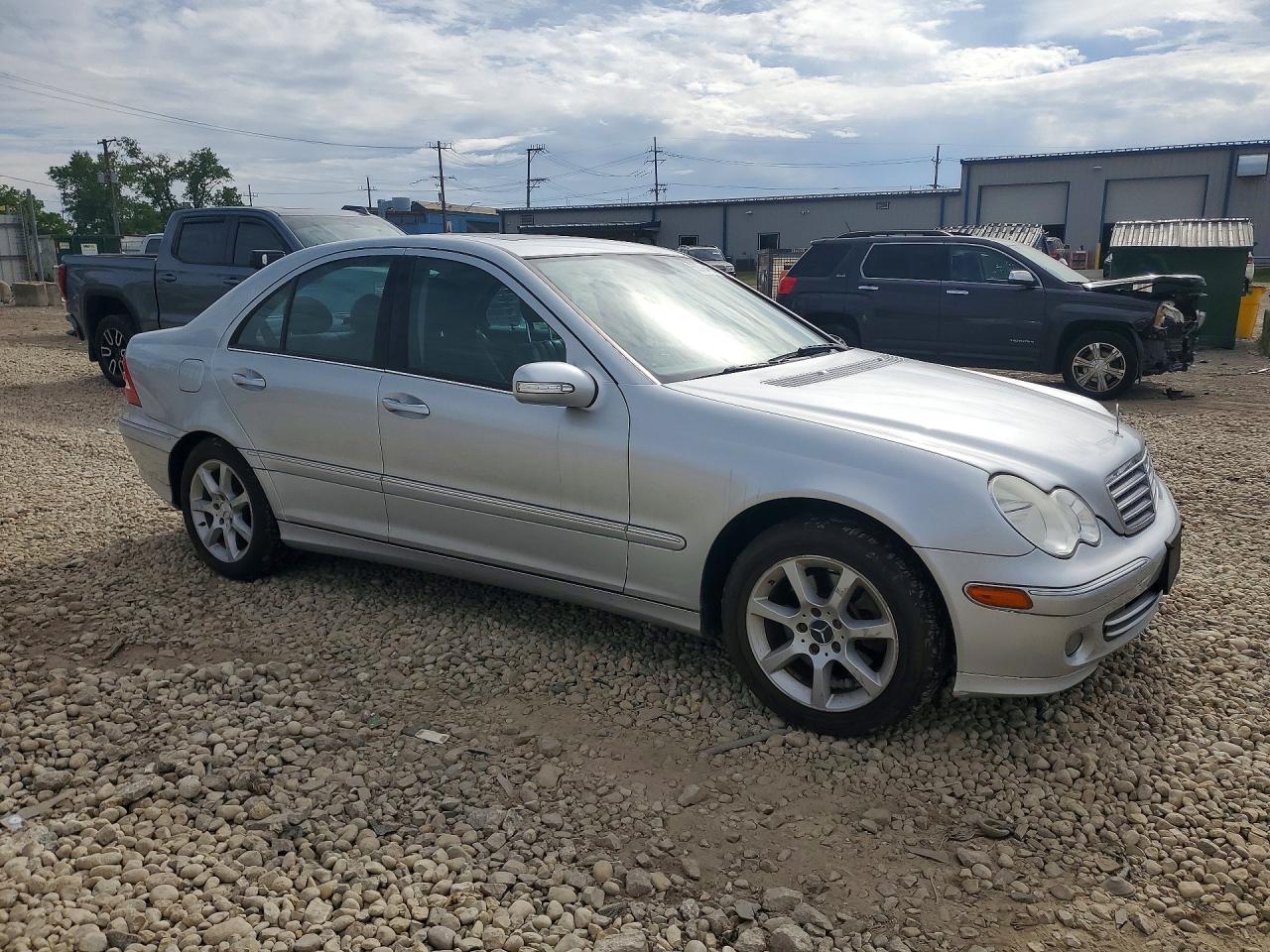 2007 Mercedes-benz C 280 4matic Gray vin: WDBRF92H07F891863