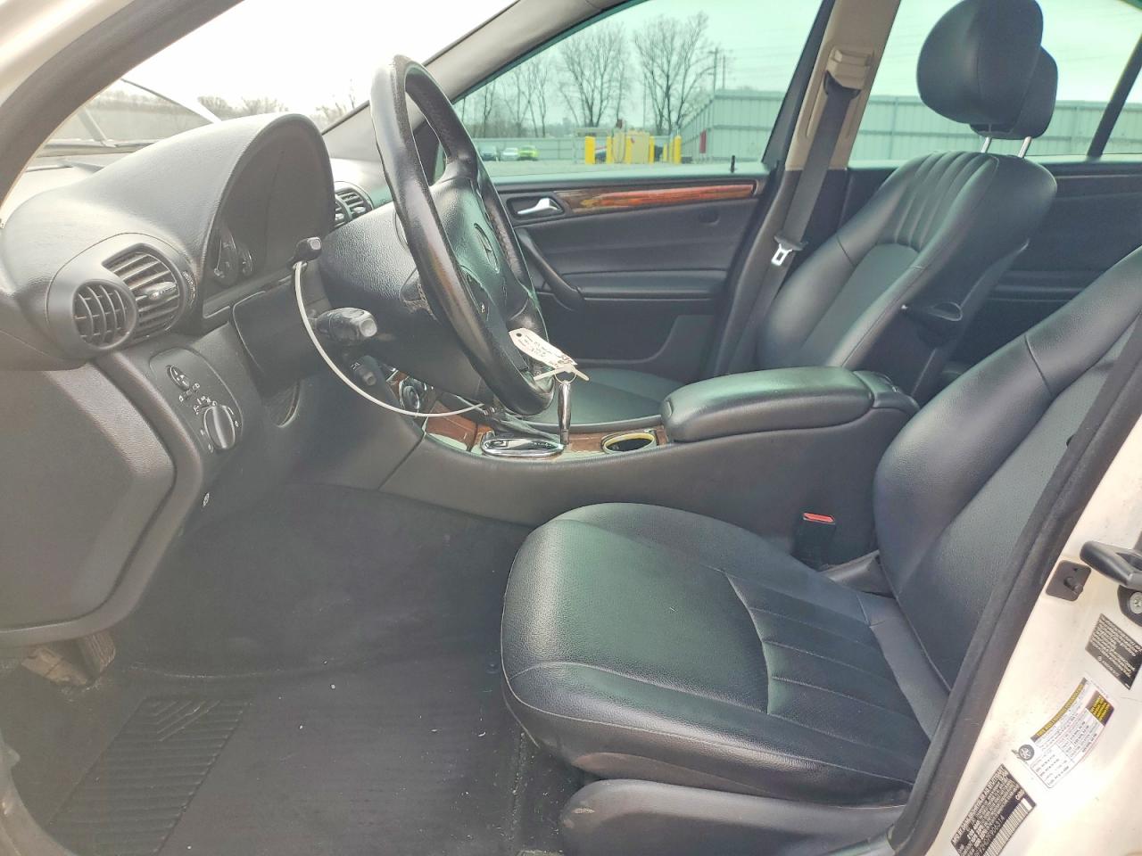2007 Mercedes-benz C 280 4matic Белый vin: WDBRF92H07F906314