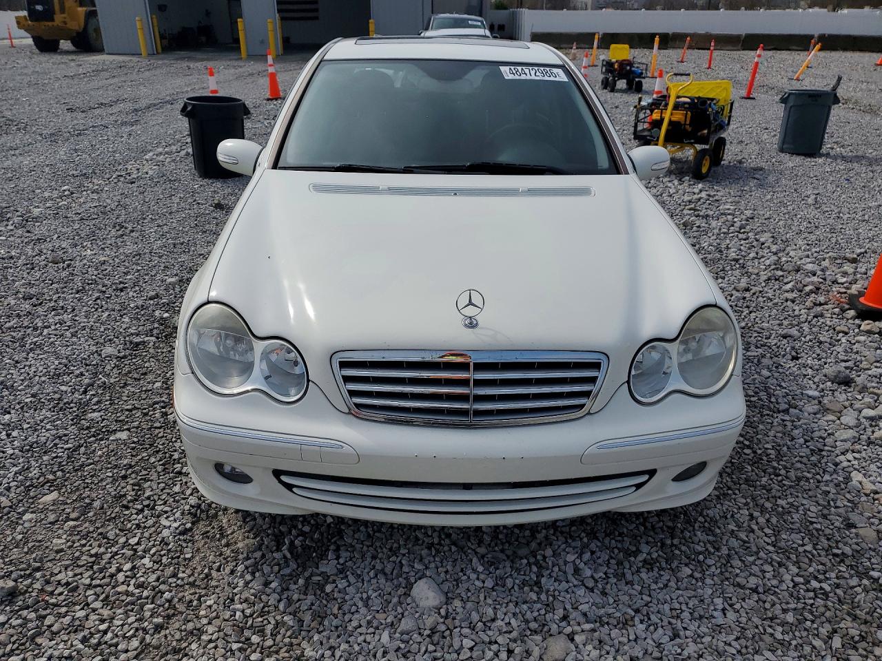 2007 Mercedes-benz C 280 4matic Белый vin: WDBRF92H07F906314
