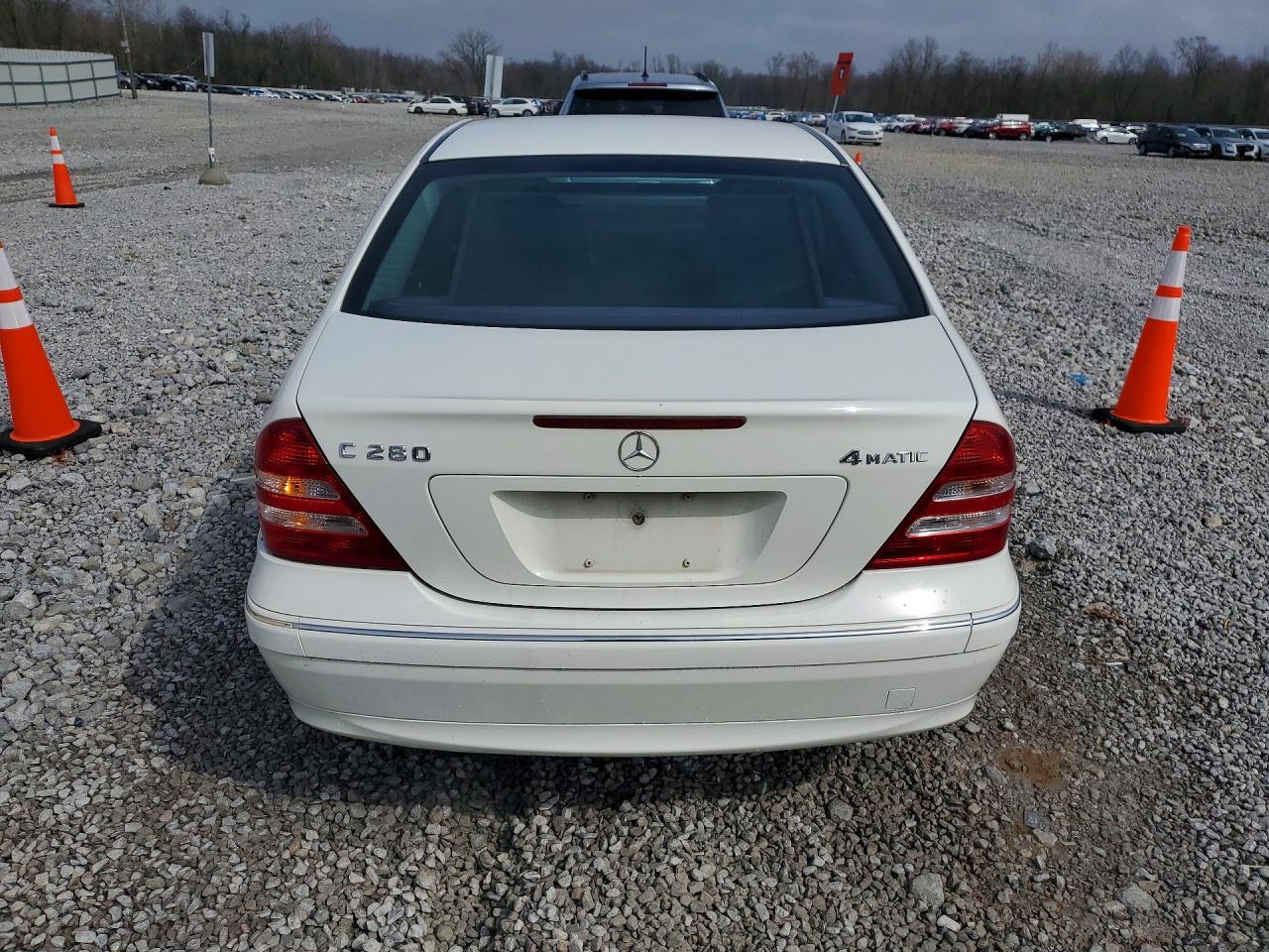 2007 Mercedes-benz C 280 4matic Белый vin: WDBRF92H07F906314