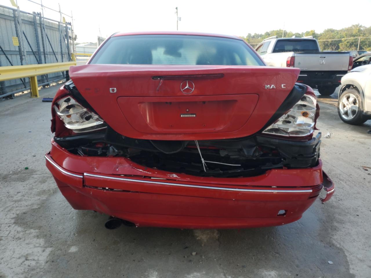 2007 Mercedes-benz C 280 4matic Красный vin: WDBRF92H07F924540