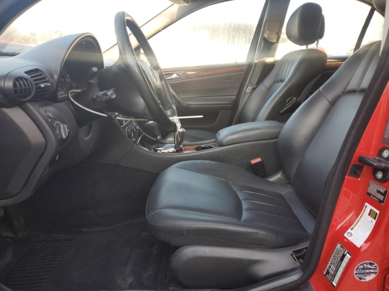 2007 Mercedes-benz C 280 4matic Красный vin: WDBRF92H07F924540