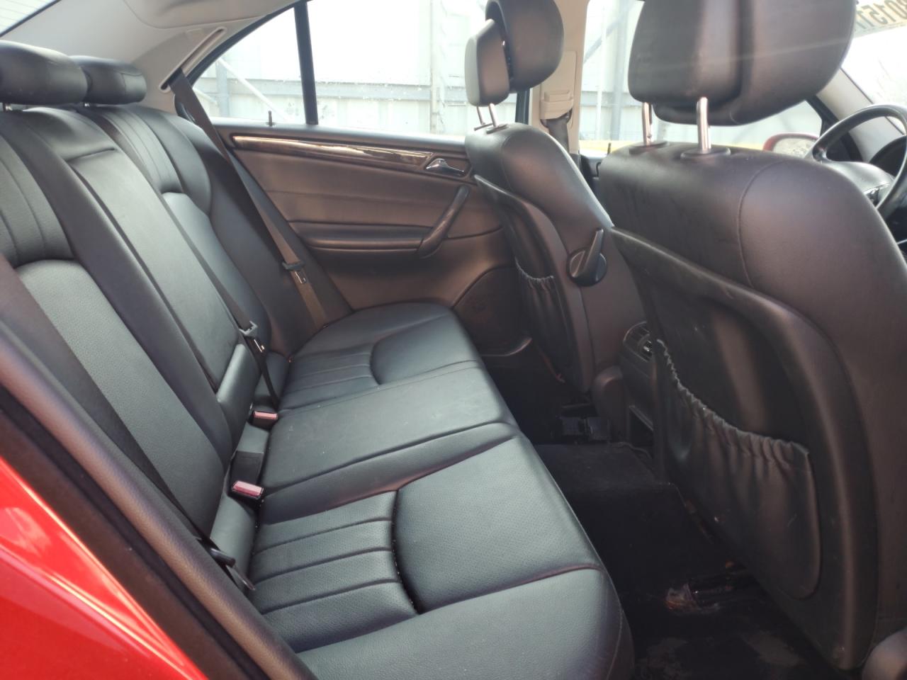 2007 Mercedes-benz C 280 4matic Красный vin: WDBRF92H07F924540