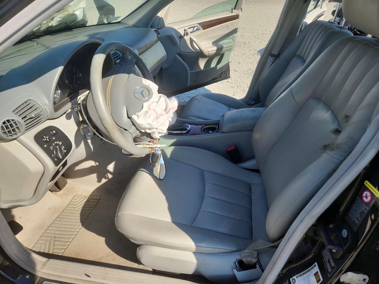 2007 Mercedes-benz C 280 4matic Black vin: WDBRF92H17F887627