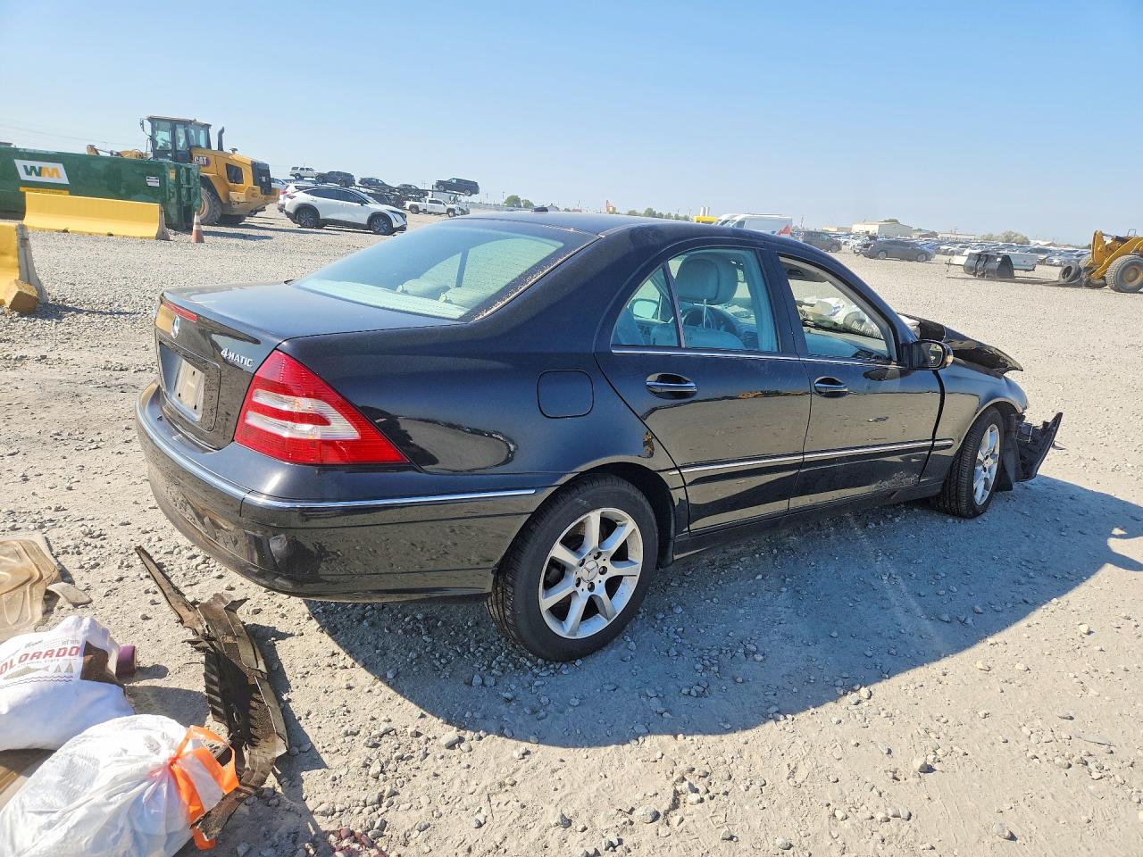 2007 Mercedes-benz C 280 4matic Black vin: WDBRF92H17F887627
