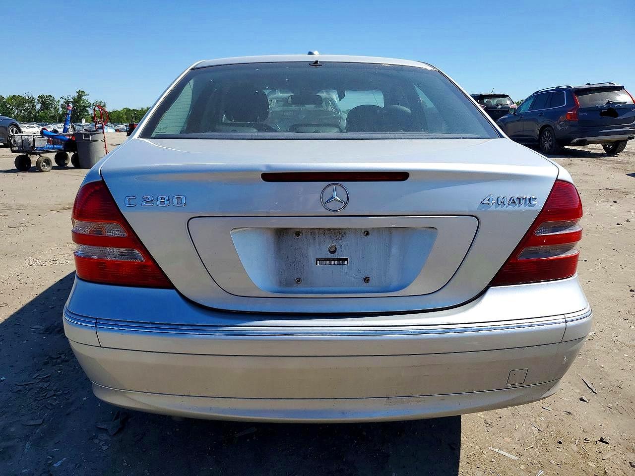 2007 Mercedes-benz C 280 4matic Серебряный vin: WDBRF92H17F896649