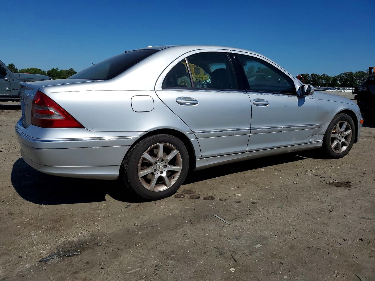 2007 Mercedes-benz C 280 4matic Серебряный vin: WDBRF92H17F896649