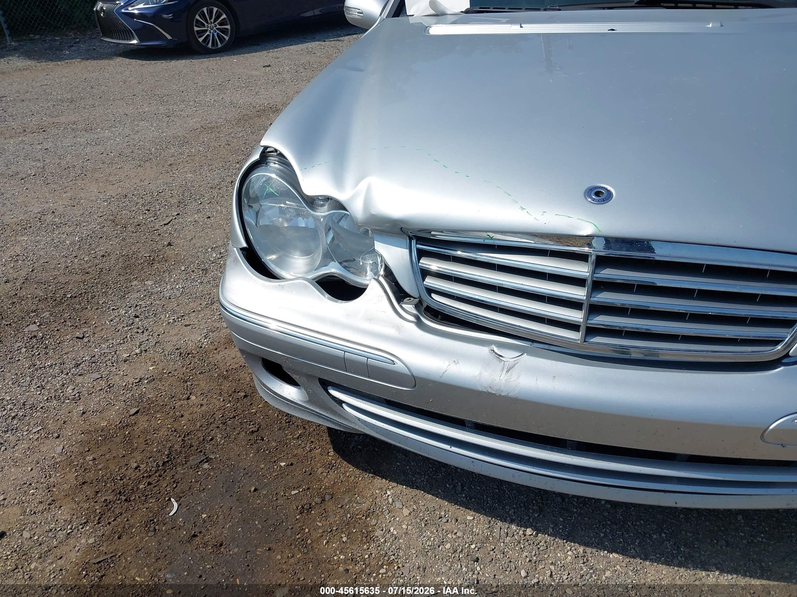2007 Mercedes-benz C 280 Luxury 4matic Silver vin: WDBRF92H17F896862