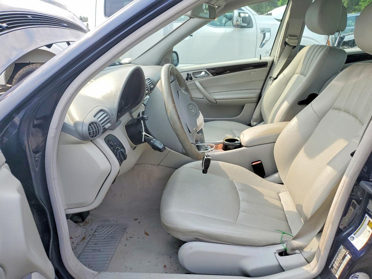 2007 Mercedes-benz C 280 4matic Blue vin: WDBRF92H17F917967