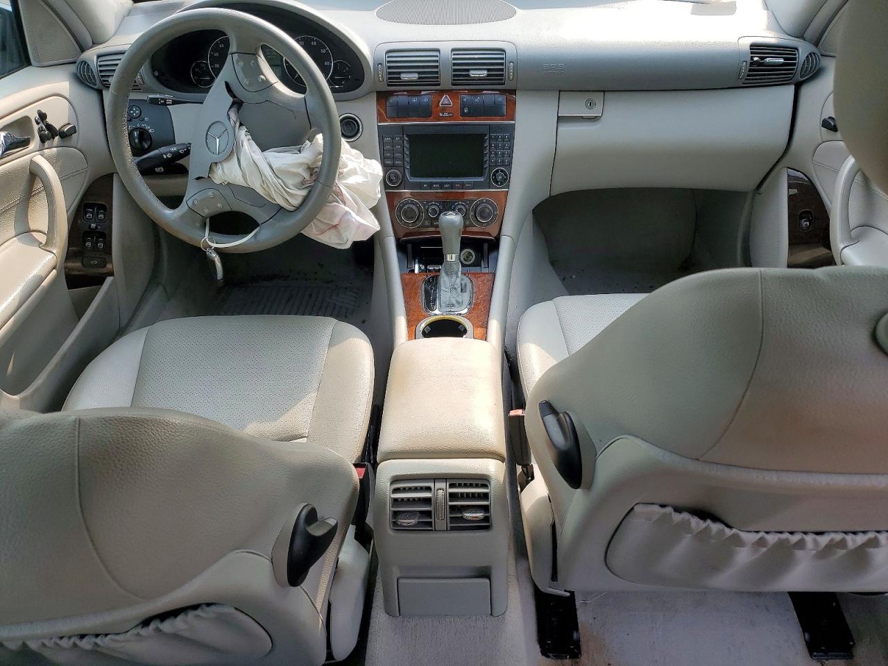2007 Mercedes-benz C 280 4matic Blue vin: WDBRF92H17F917967