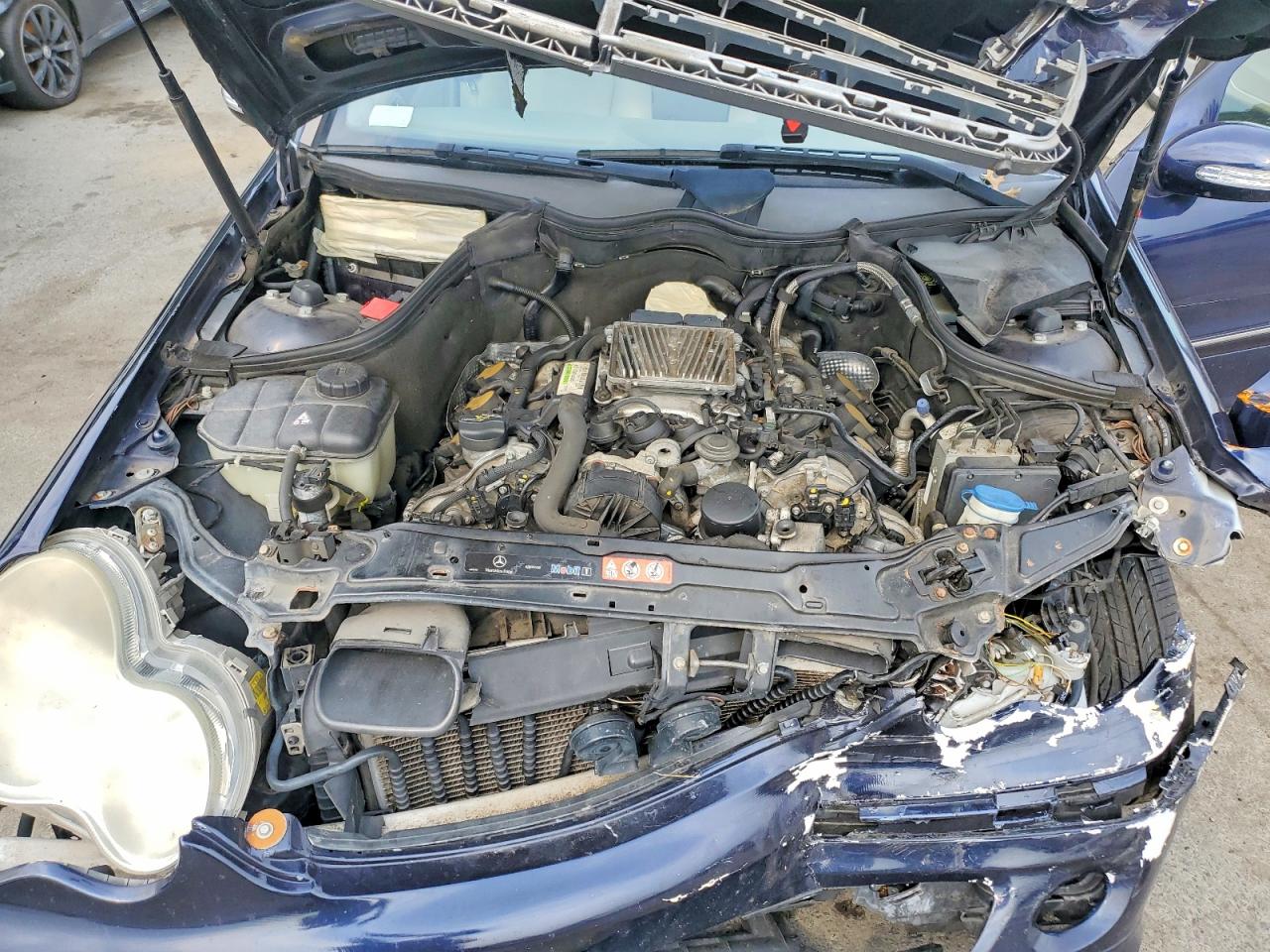2007 Mercedes-benz C 280 4matic Blue vin: WDBRF92H17F917967
