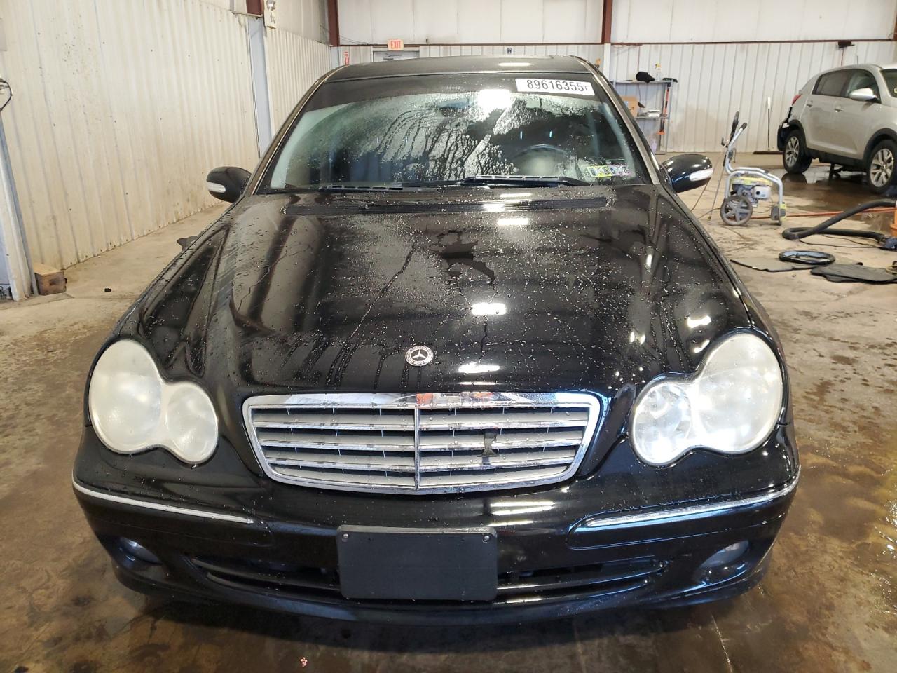 2007 Mercedes-benz C 280 4matic Черный vin: WDBRF92H17F920979