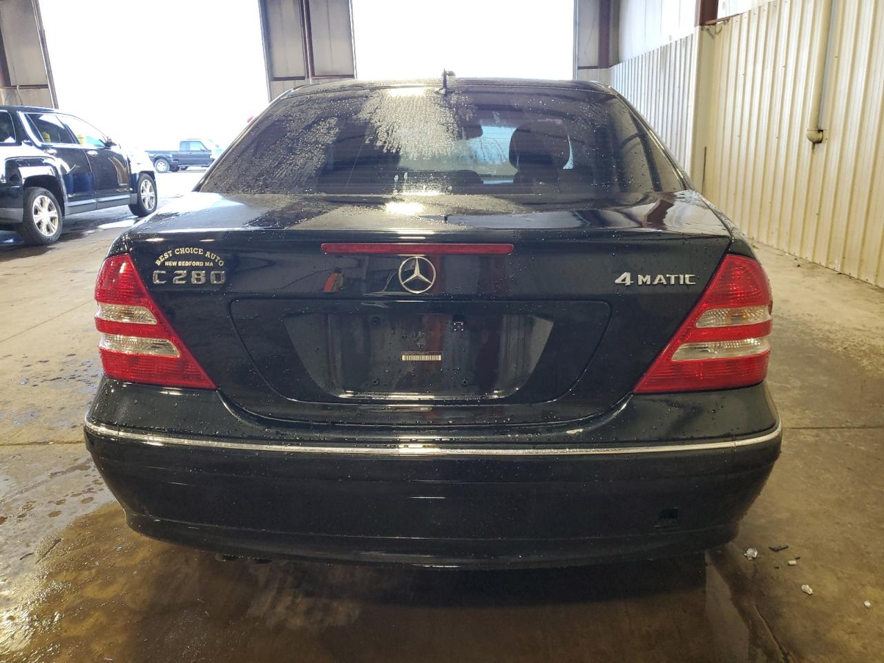 2007 Mercedes-benz C 280 4matic Черный vin: WDBRF92H17F920979