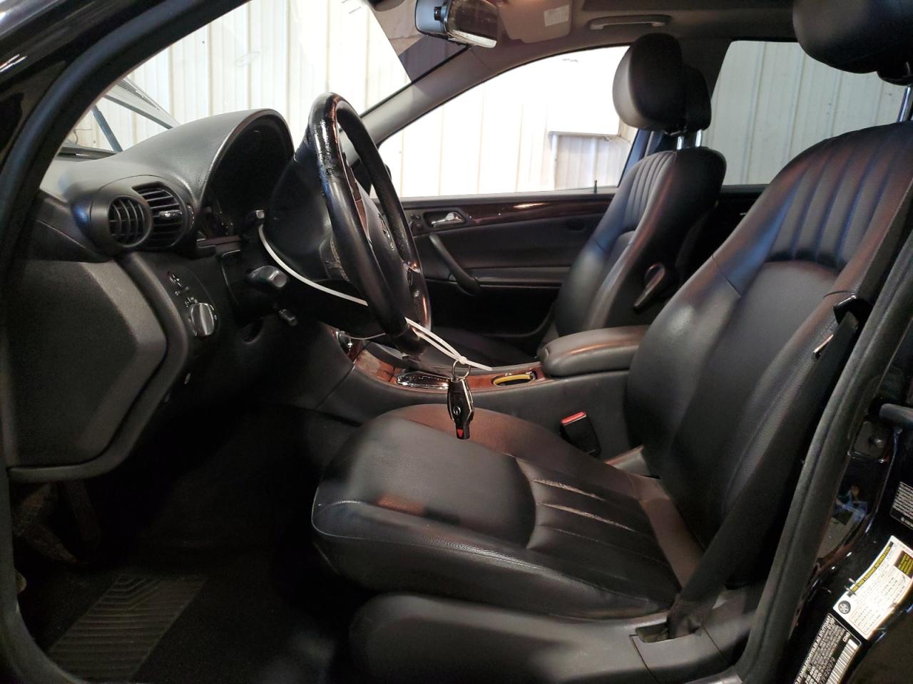 2007 Mercedes-benz C 280 4matic Черный vin: WDBRF92H17F920979