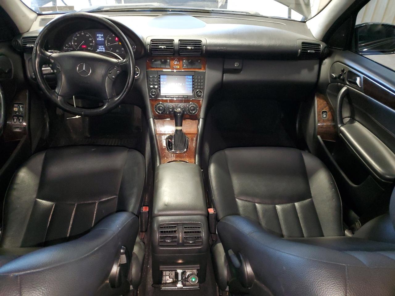 2007 Mercedes-benz C 280 4matic Черный vin: WDBRF92H17F920979