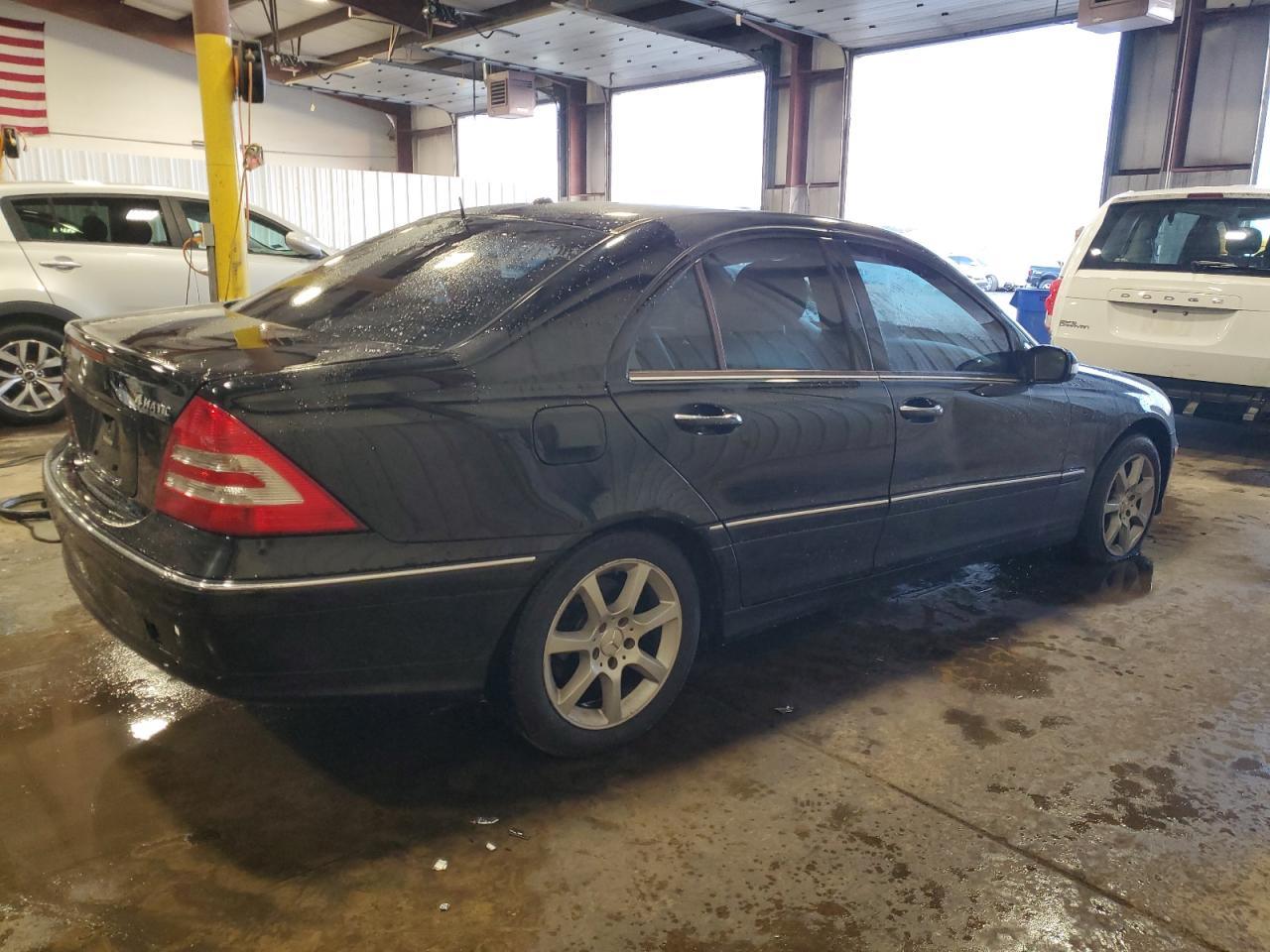 2007 Mercedes-benz C 280 4matic Черный vin: WDBRF92H17F920979