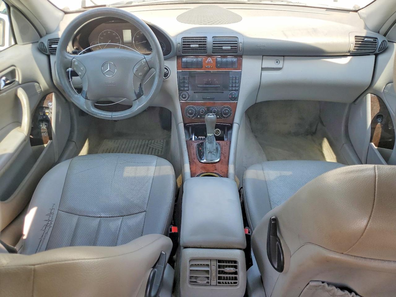2006 Mercedes-benz C 280 4matic White vin: WDBRF92H26F776132