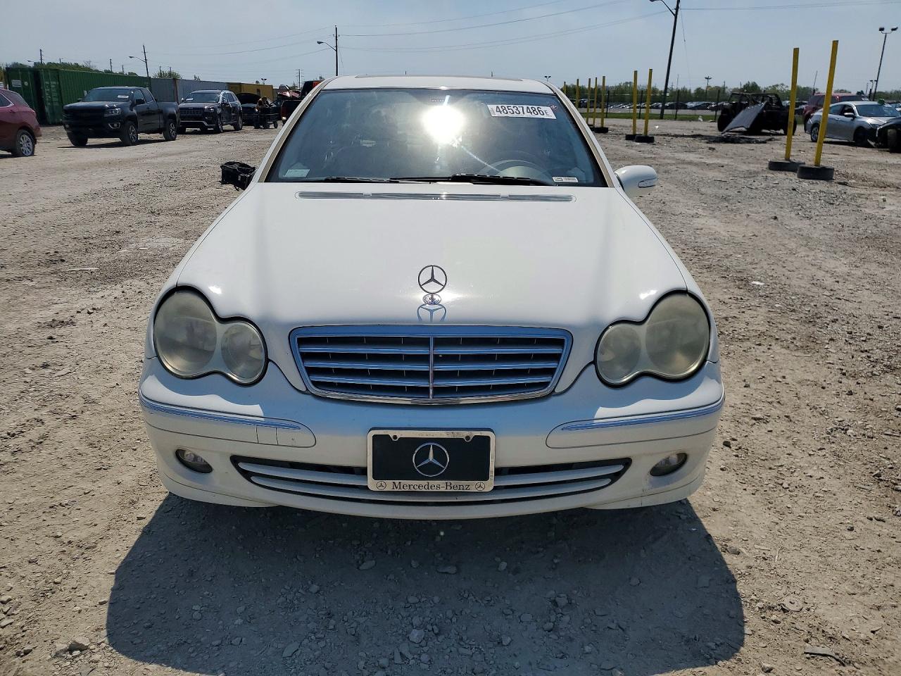2006 Mercedes-benz C 280 4matic White vin: WDBRF92H26F776132