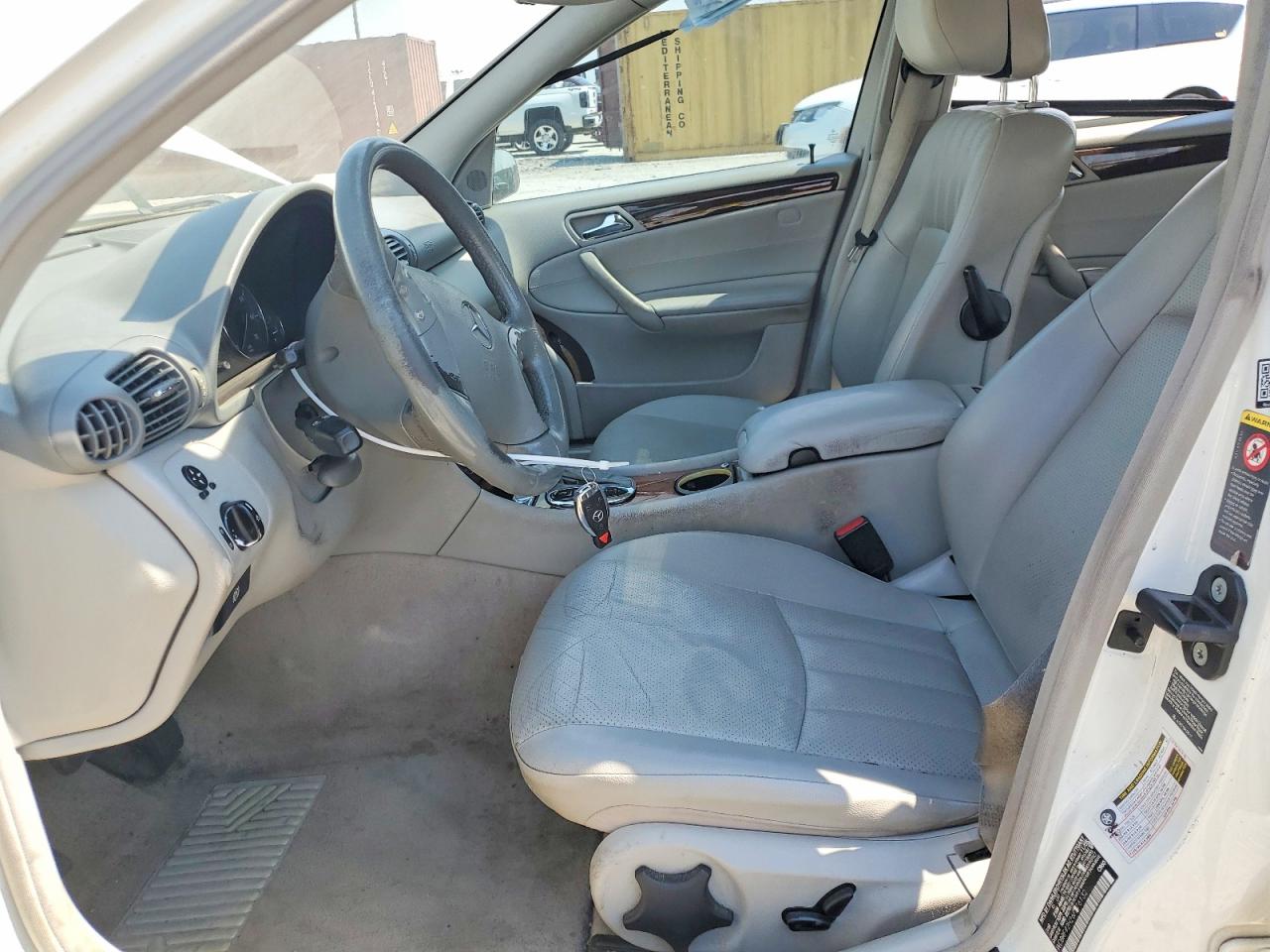 2006 Mercedes-benz C 280 4matic White vin: WDBRF92H26F776132