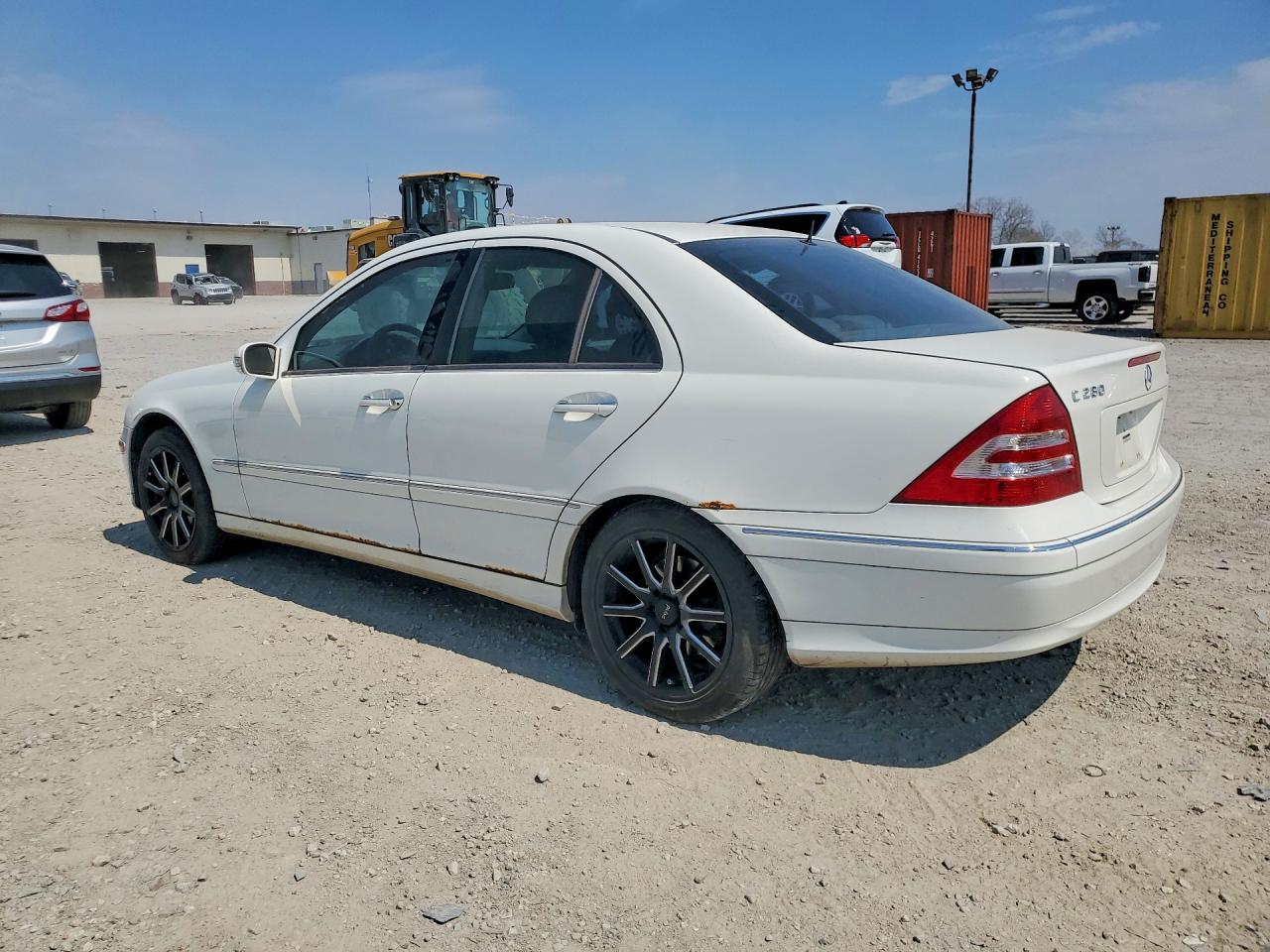 2006 Mercedes-benz C 280 4matic White vin: WDBRF92H26F776132
