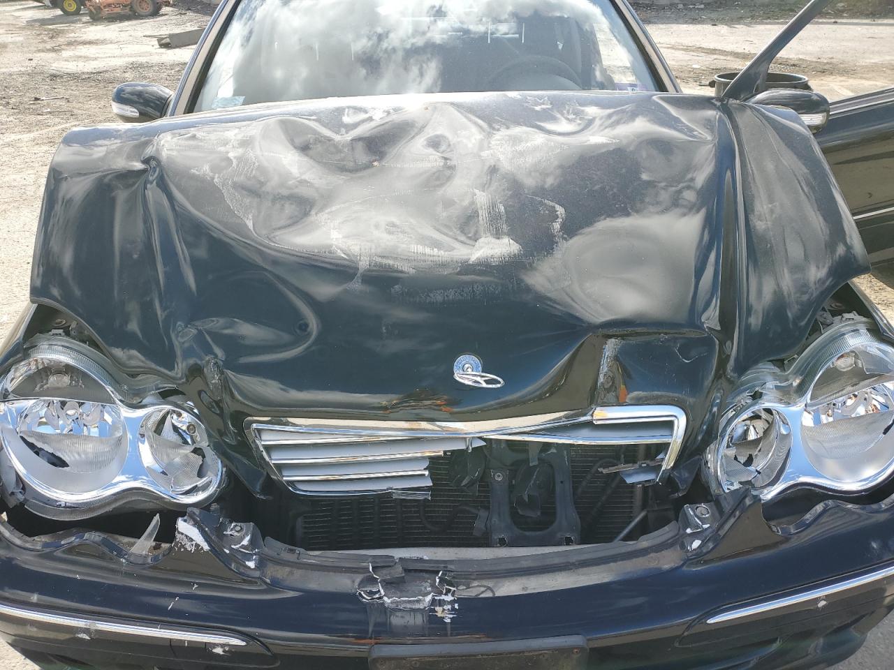 2007 Mercedes-benz C 280 4matic Black vin: WDBRF92H27F853759