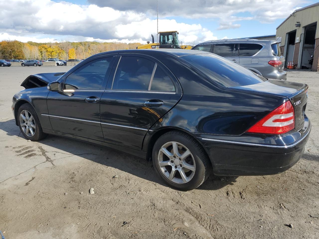 2007 Mercedes-benz C 280 4matic Black vin: WDBRF92H27F853759