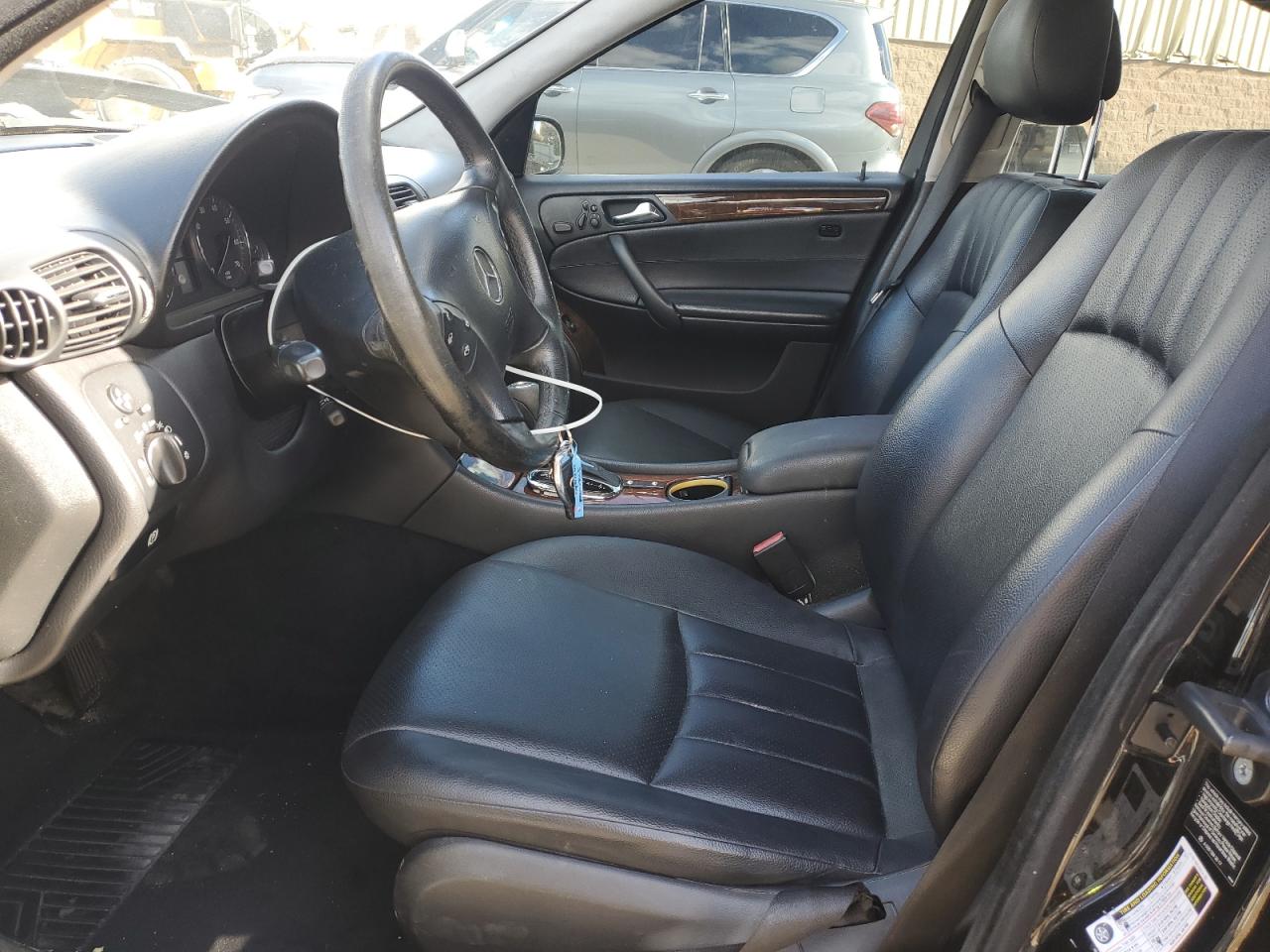 2007 Mercedes-benz C 280 4matic Black vin: WDBRF92H27F853759