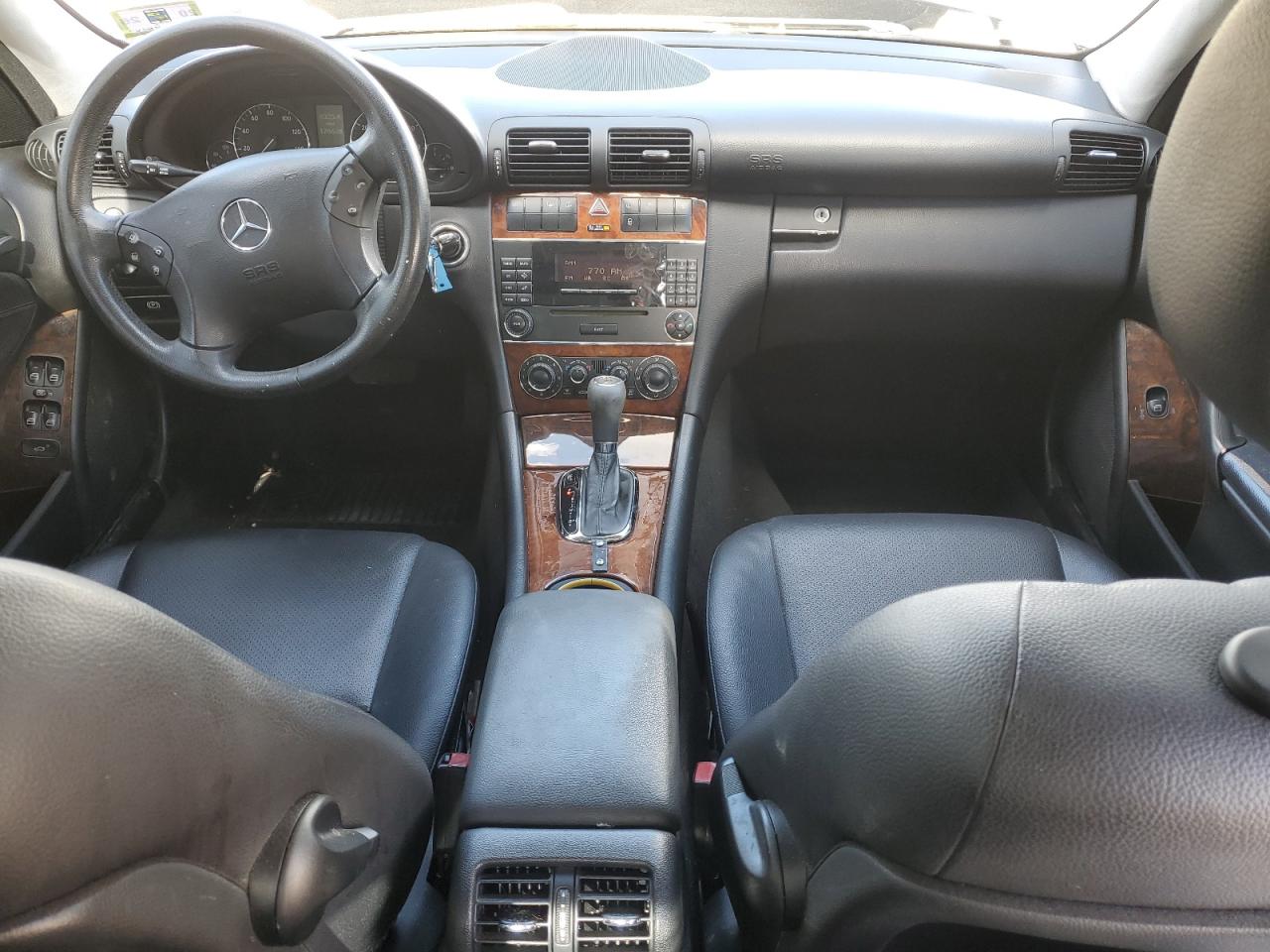 2007 Mercedes-benz C 280 4matic Black vin: WDBRF92H27F853759