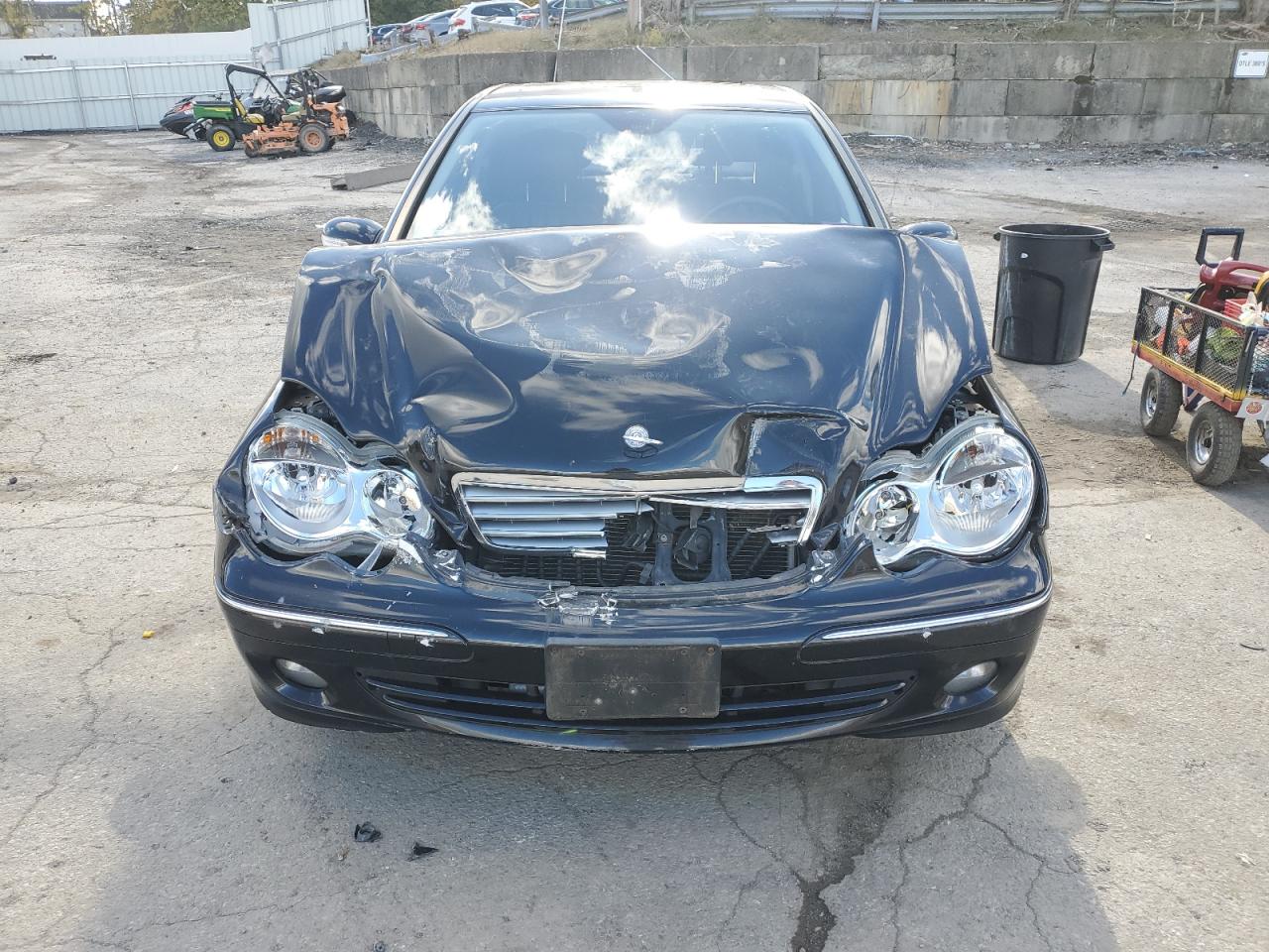 2007 Mercedes-benz C 280 4matic Black vin: WDBRF92H27F853759
