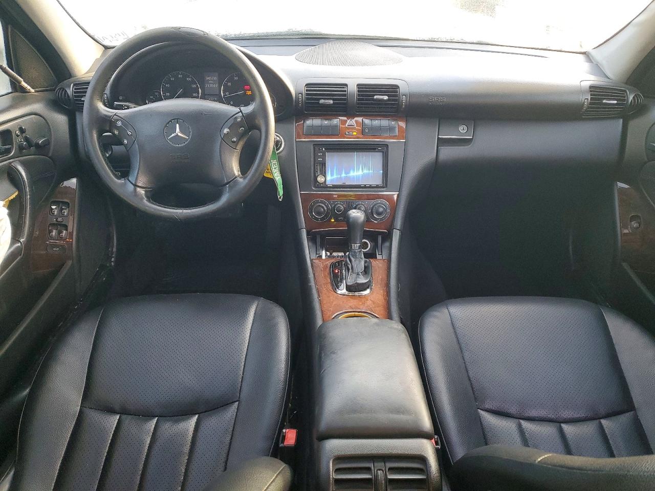 2007 Mercedes-benz C 280 4matic Black vin: WDBRF92H27F889628