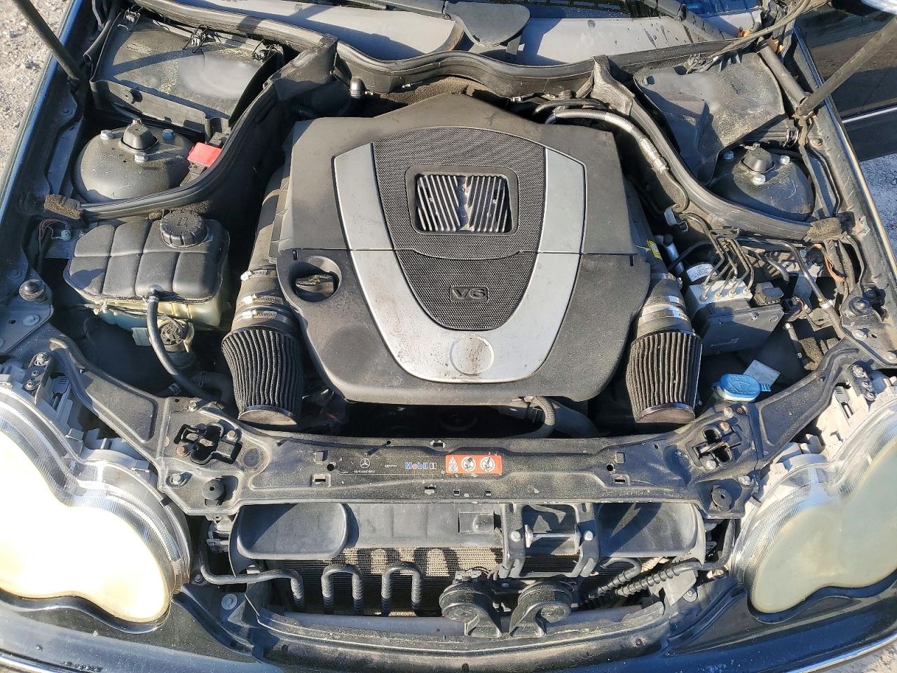 2007 Mercedes-benz C 280 4matic Black vin: WDBRF92H27F889628