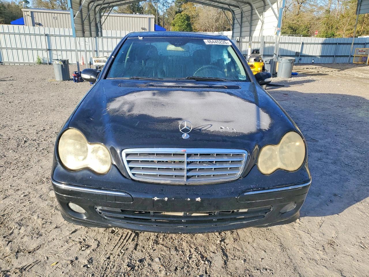 2007 Mercedes-benz C 280 4matic Black vin: WDBRF92H27F889628