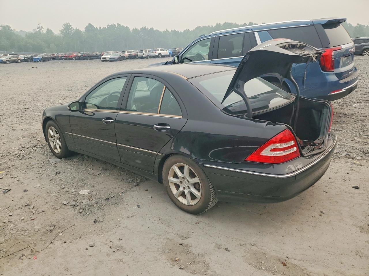 2007 Mercedes-benz C 280 4matic Черный vin: WDBRF92H27F901101